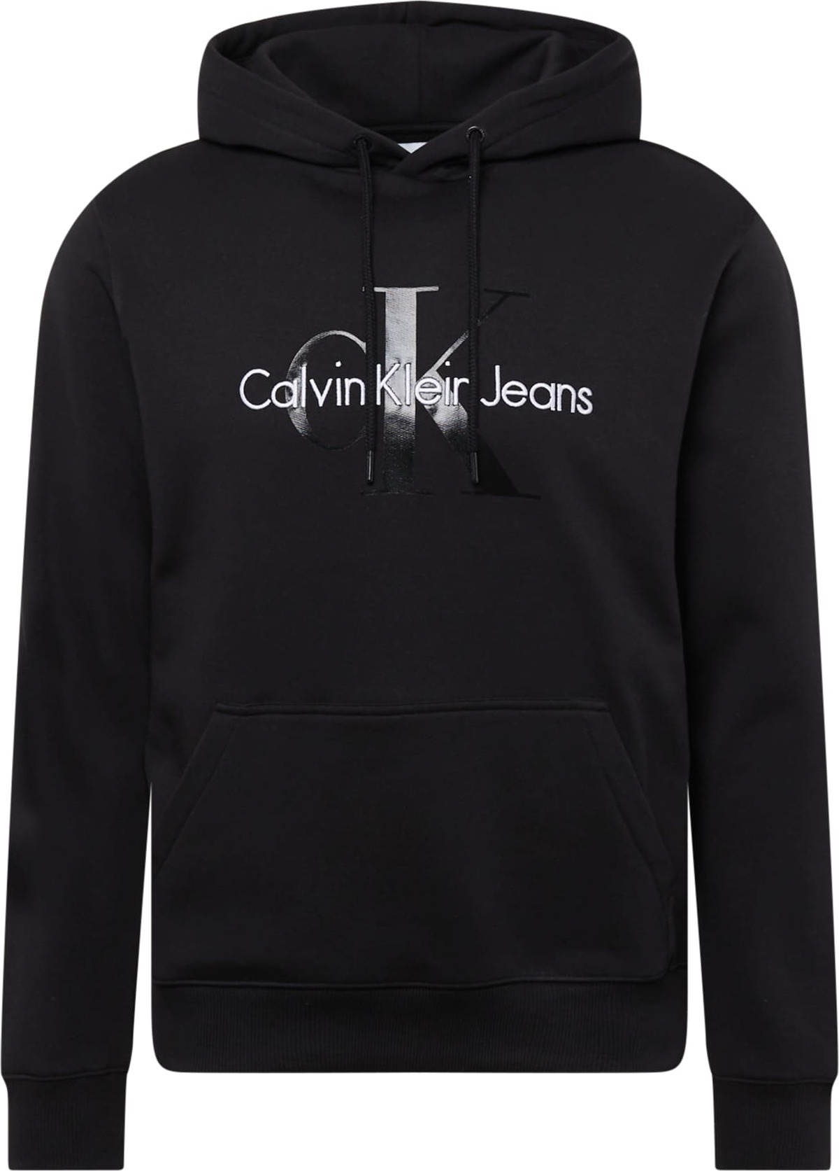 Mikina Calvin Klein Jeans šedá / černá / bílá