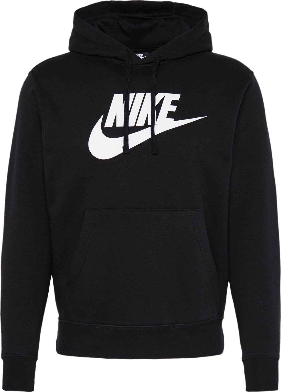 Mikina Nike Sportswear černá / bílá