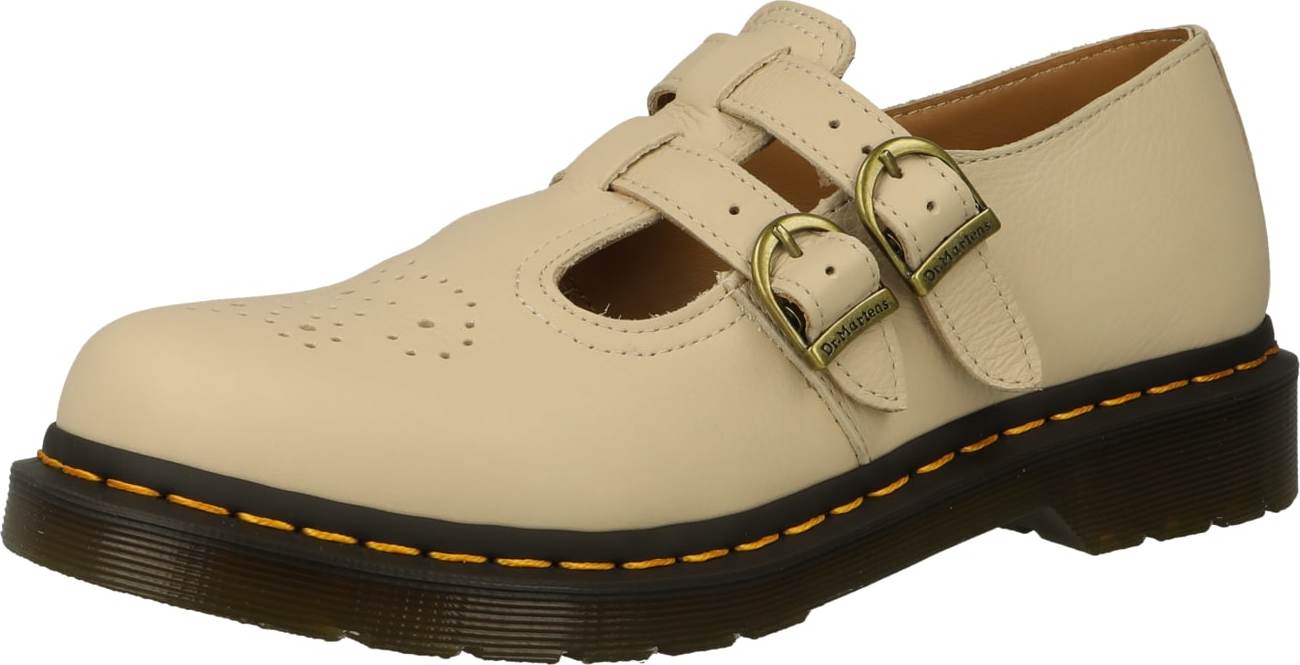 Slipper 'Mary Jane' Dr. Martens krémová