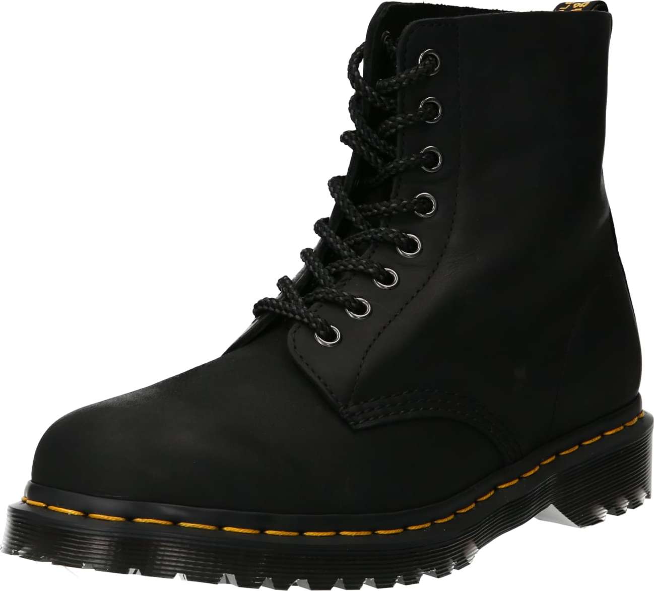 Šněrovací boty 'Pascal' Dr. Martens žlutá / černá