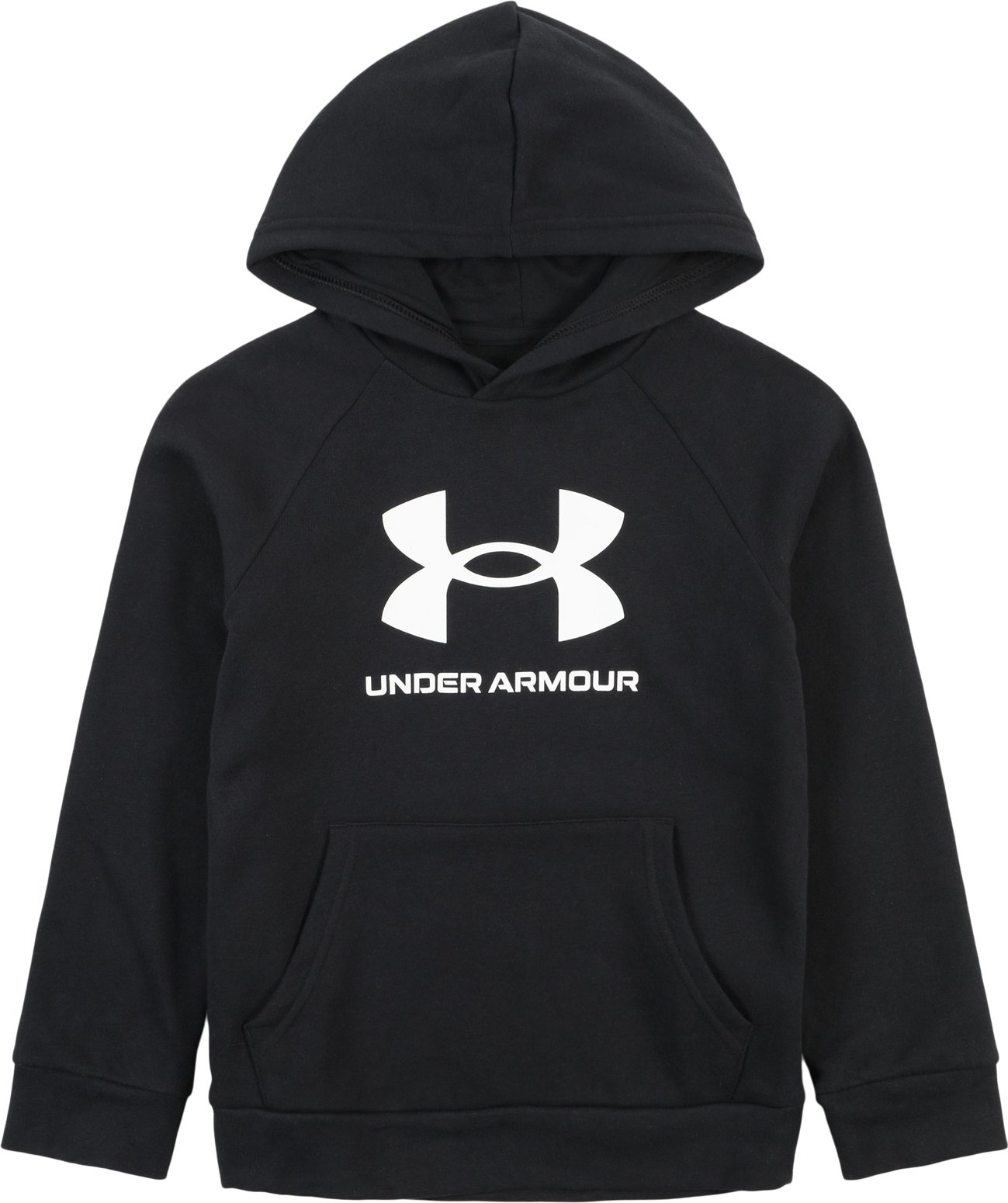 Sportovní mikina 'Rival' Under Armour černá / bílá