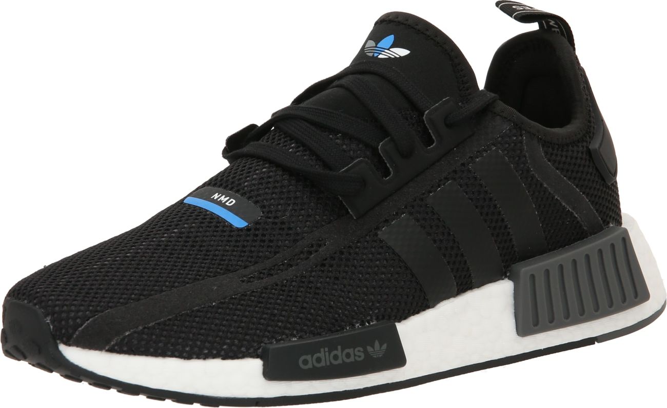 Tenisky 'Nmd_R1' adidas Originals modrá / šedá / černá / bílá