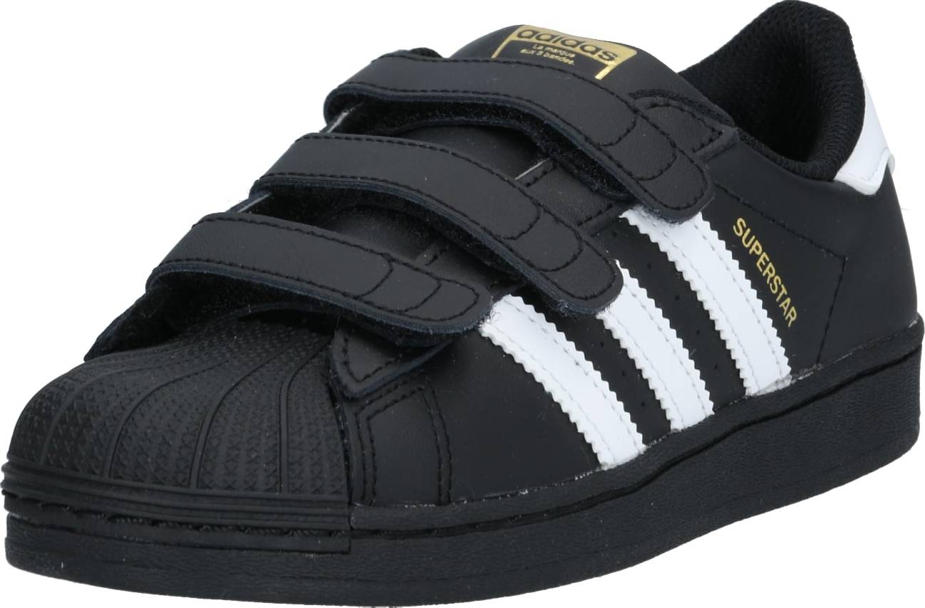 Tenisky 'Superstar' adidas Originals zlatá / černá / bílá