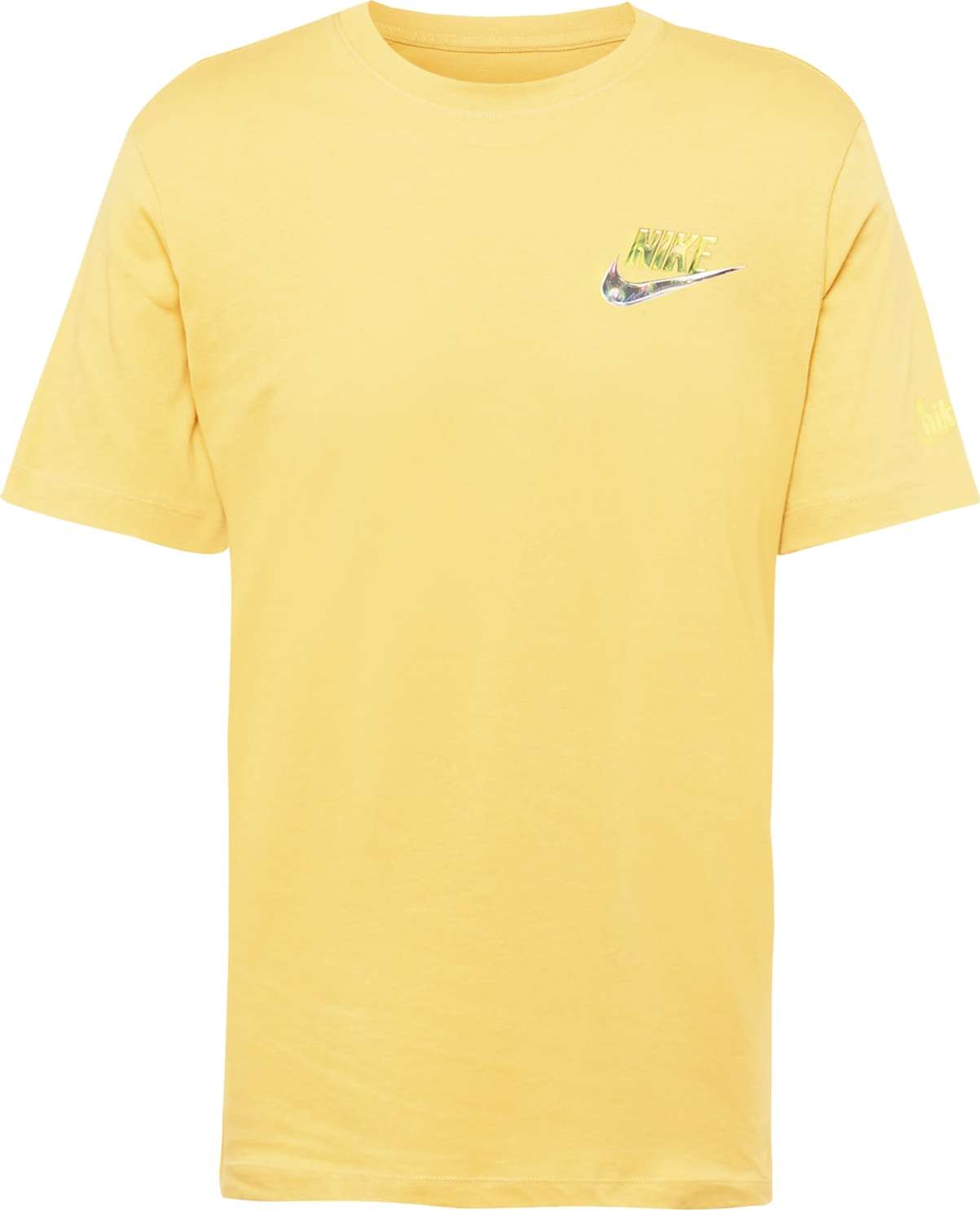 Tričko Nike Sportswear světlemodrá / zlatě žlutá / zelená / bílá