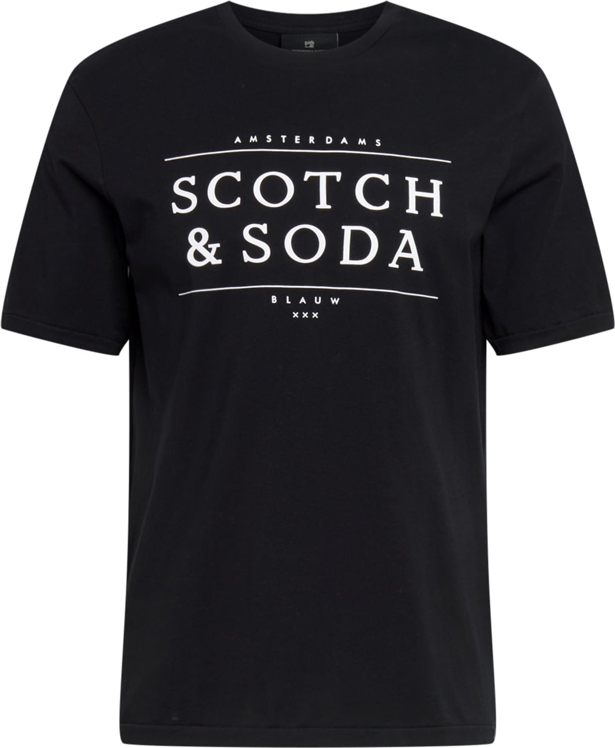 Tričko Scotch & Soda černá / bílá