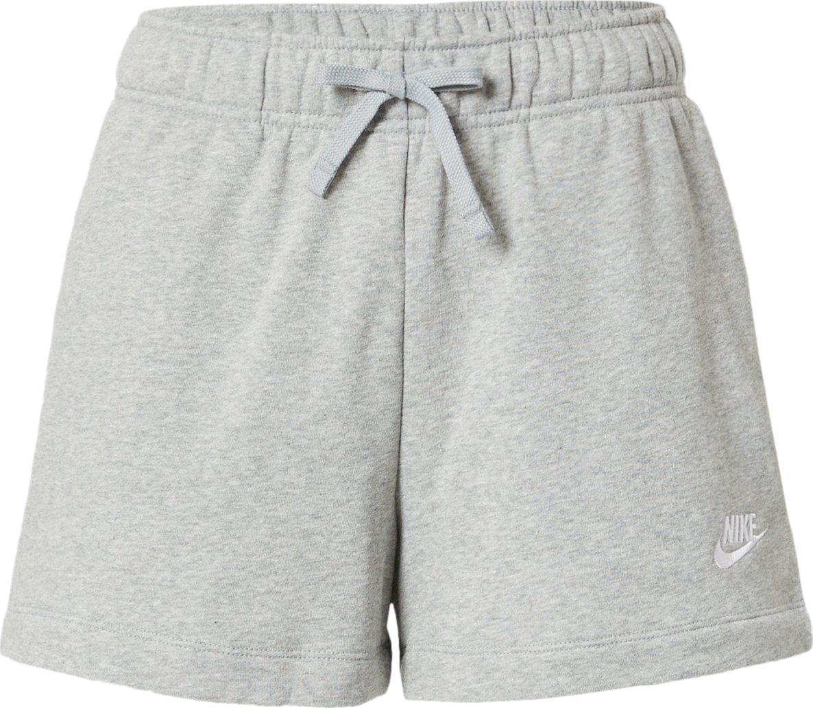 Kalhoty Nike Sportswear šedý melír / bílá