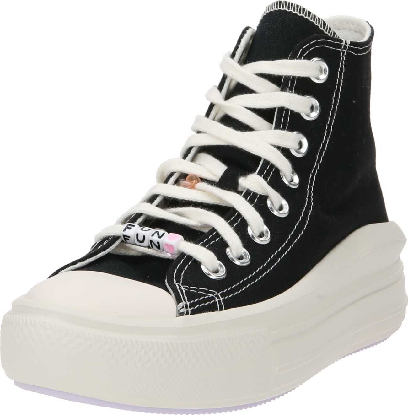 Kotníkové tenisky 'Chuck Taylor All Star Move' Converse černá / bílá