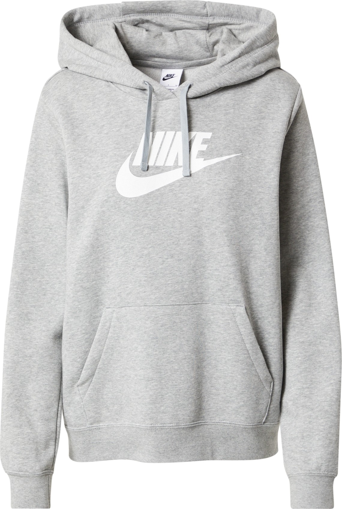 Mikina Nike Sportswear šedý melír / bílá