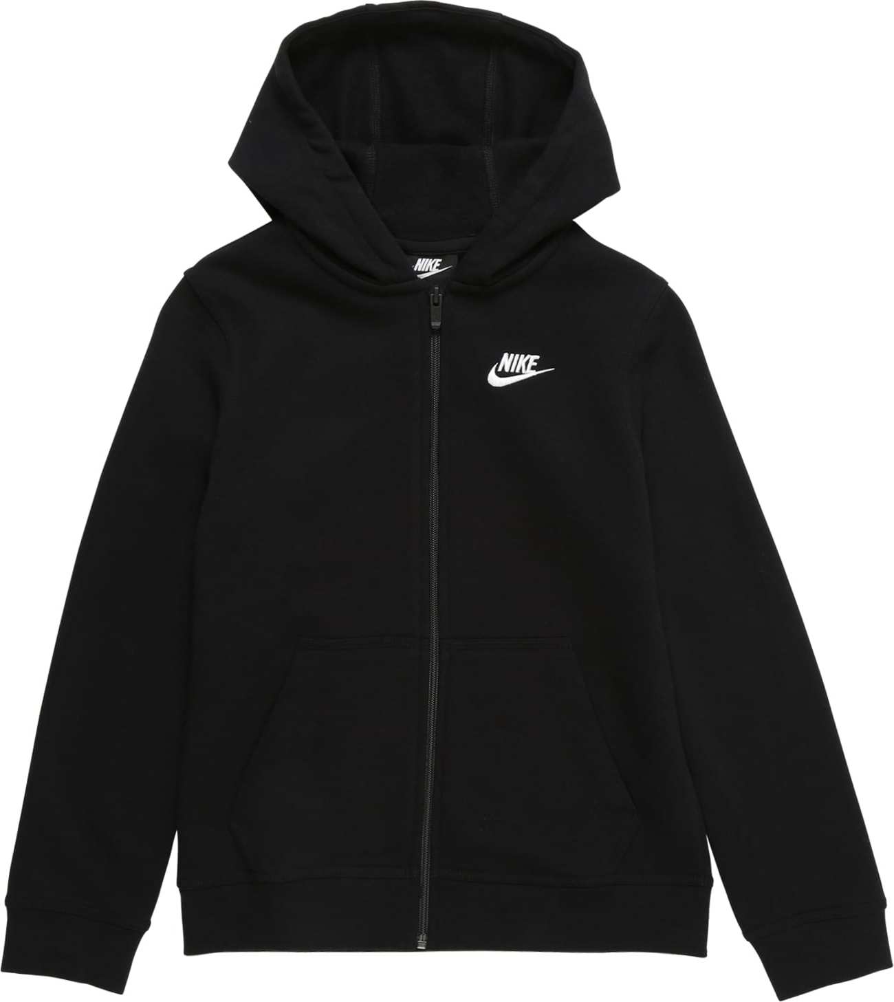 Mikina Nike Sportswear černá / bílá