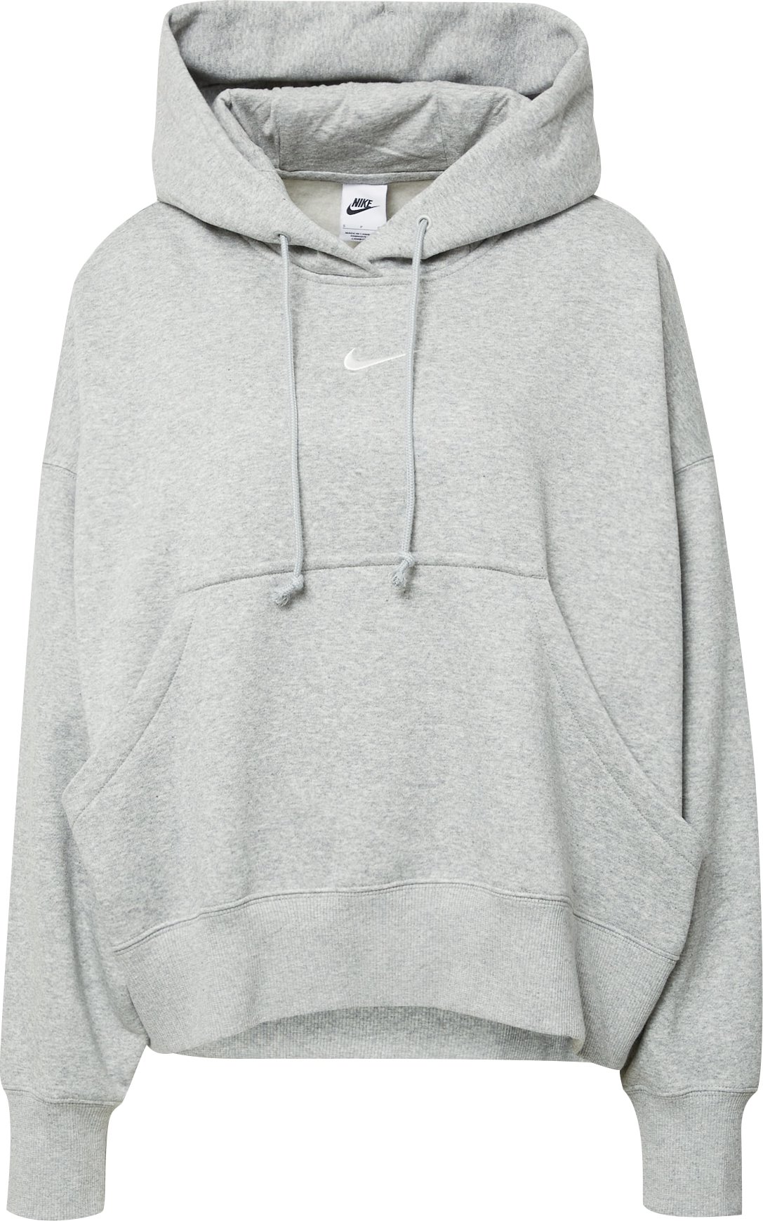 Mikina Nike Sportswear šedý melír / bílá