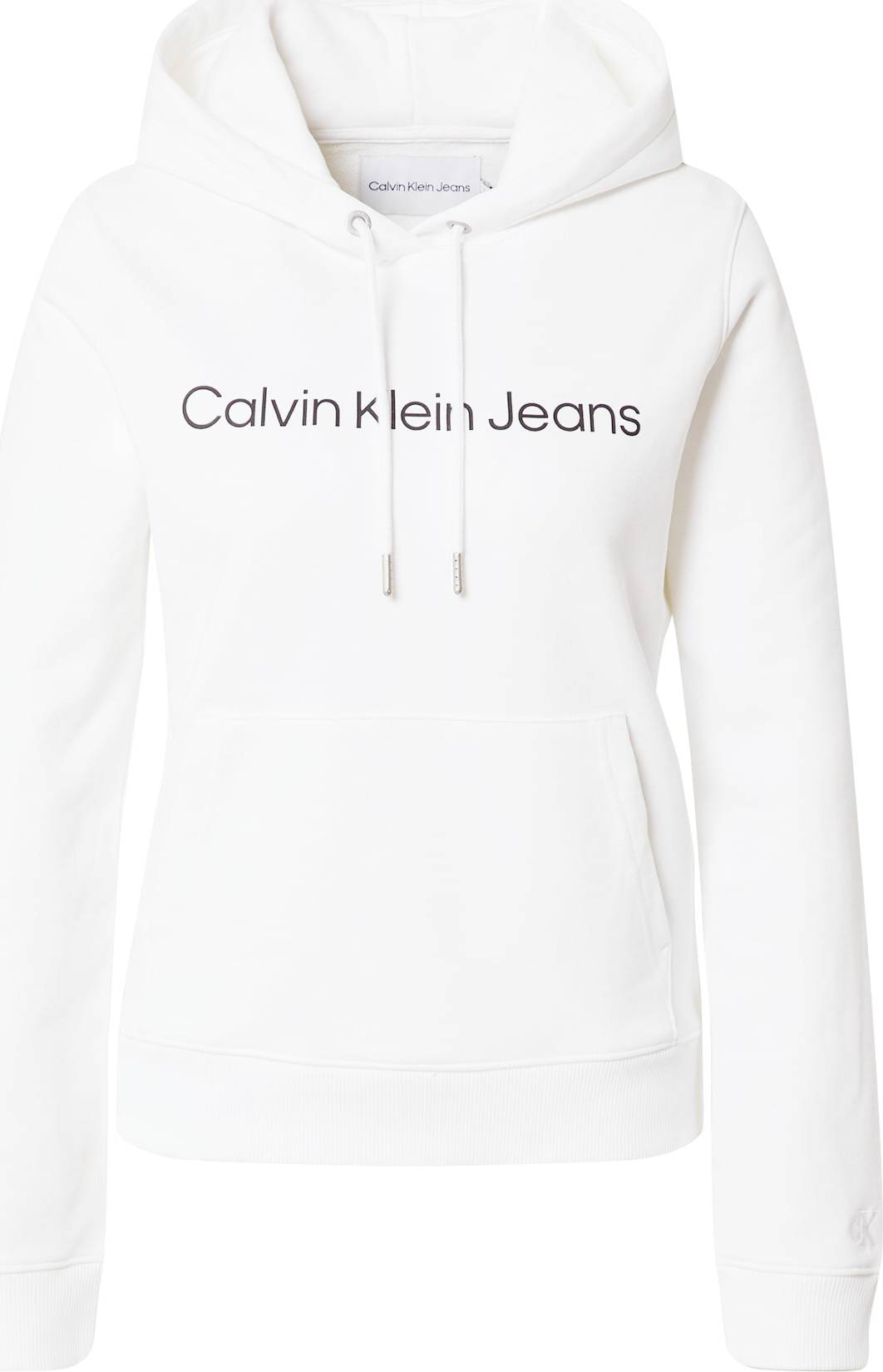 Mikina Calvin Klein Jeans černá / bílá