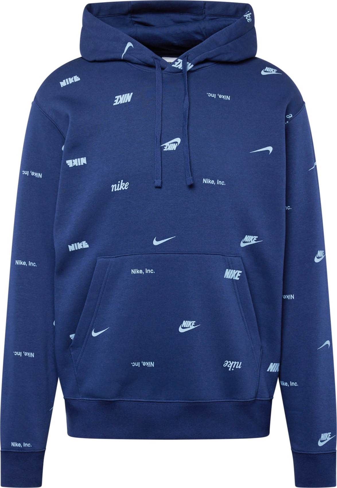 Mikina Nike Sportswear námořnická modř / světlemodrá