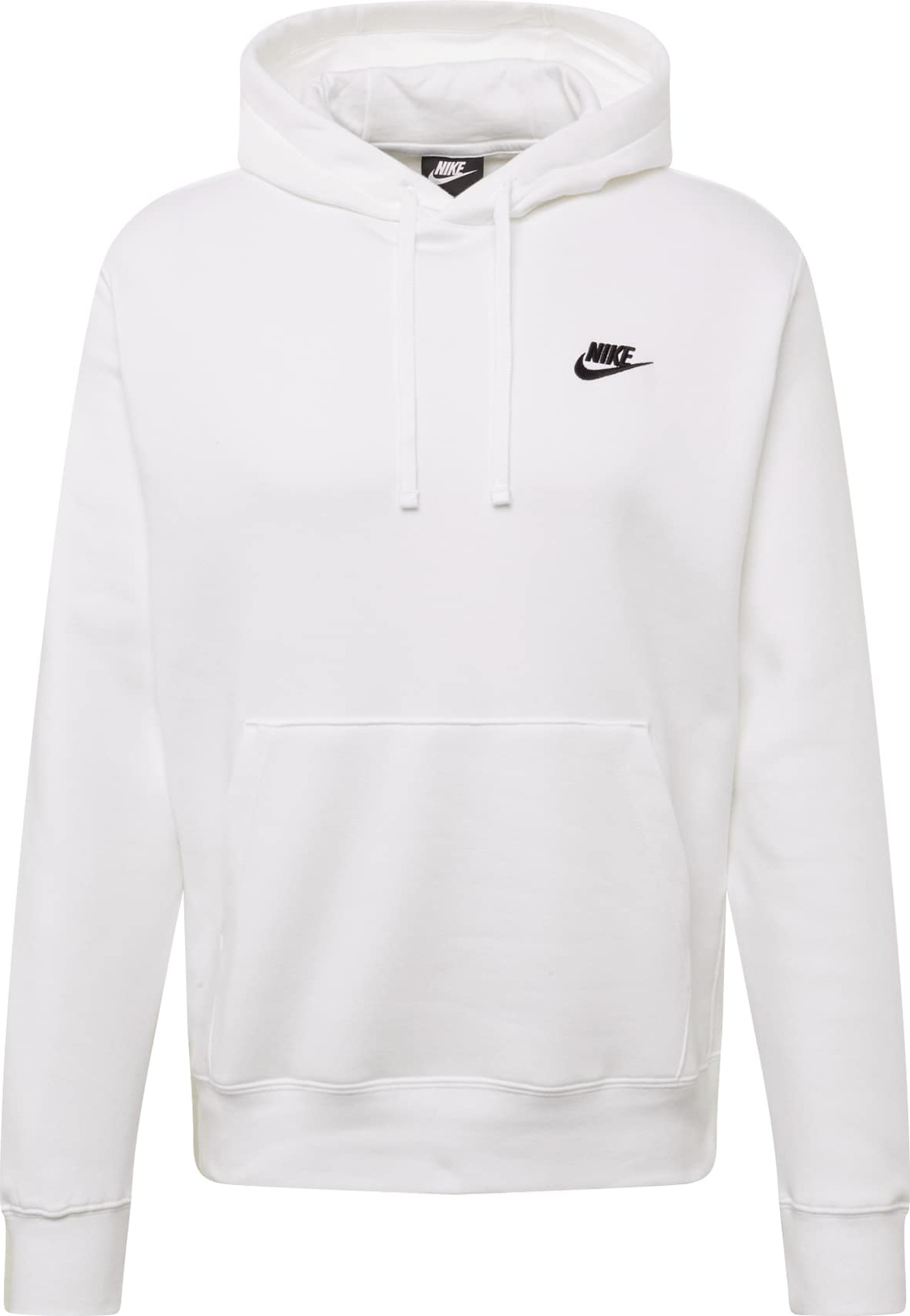 Mikina 'Club' Nike Sportswear černá / bílá