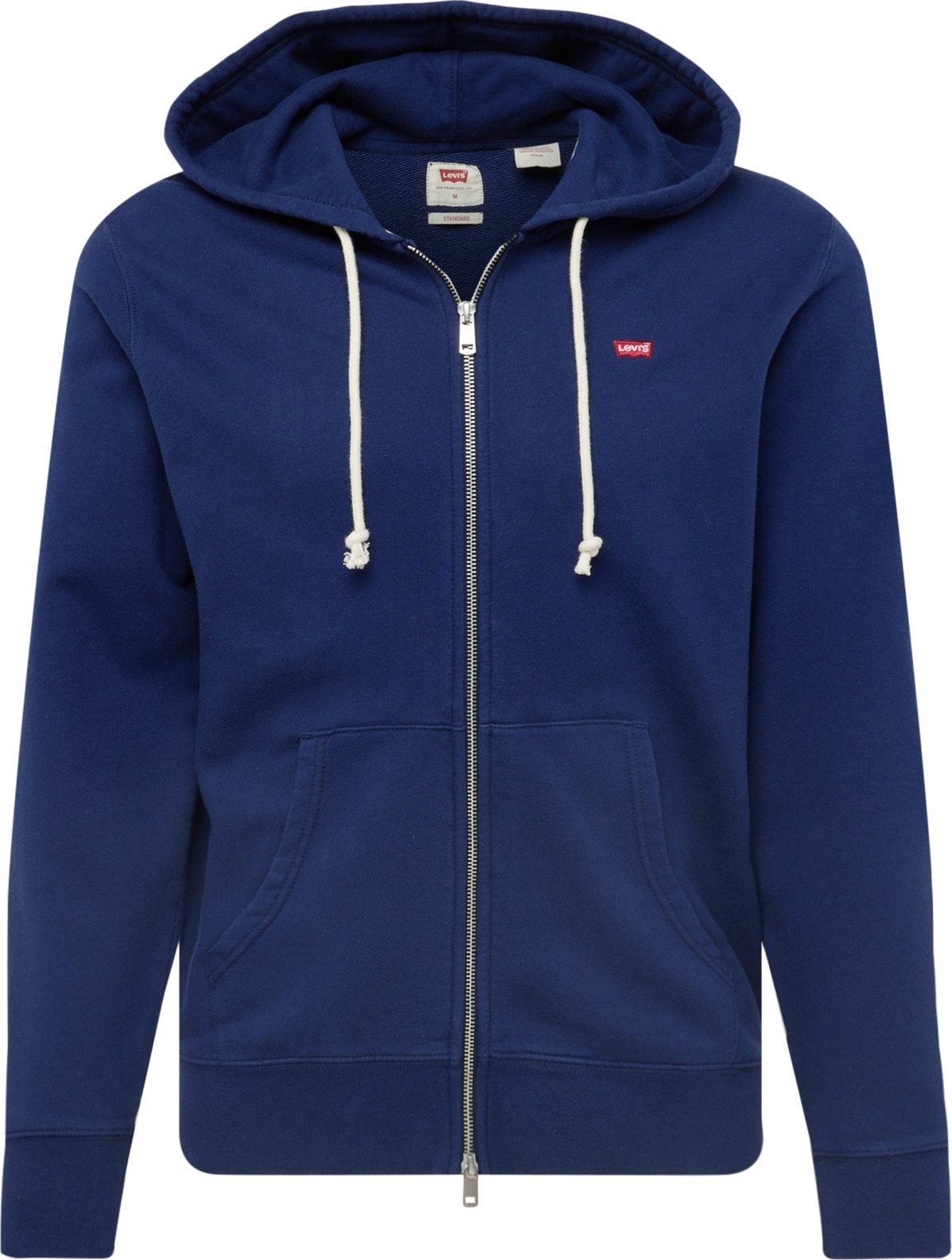 Mikina 'NEW ORIGINAL ZIP UP BLUES' Levis tmavě modrá / červená / bílá