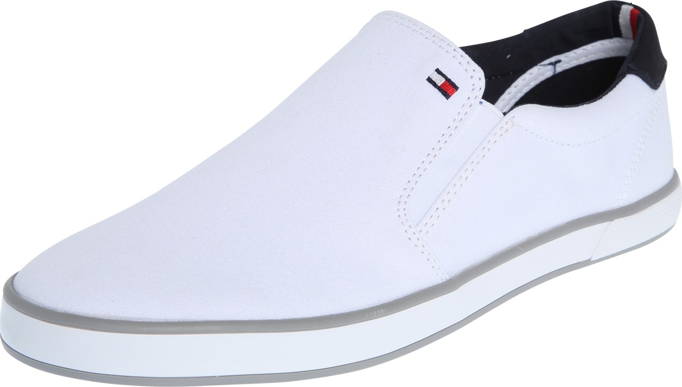 Slip on boty Tommy Hilfiger noční modrá / červená / bílá