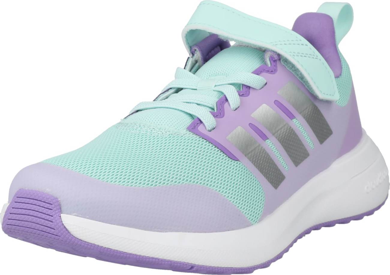 Sportovní boty 'Fortarun 2.0 Cloudfoam Elastic Lace Strap' ADIDAS SPORTSWEAR aqua modrá / tmavě šedá / pastelová fialová