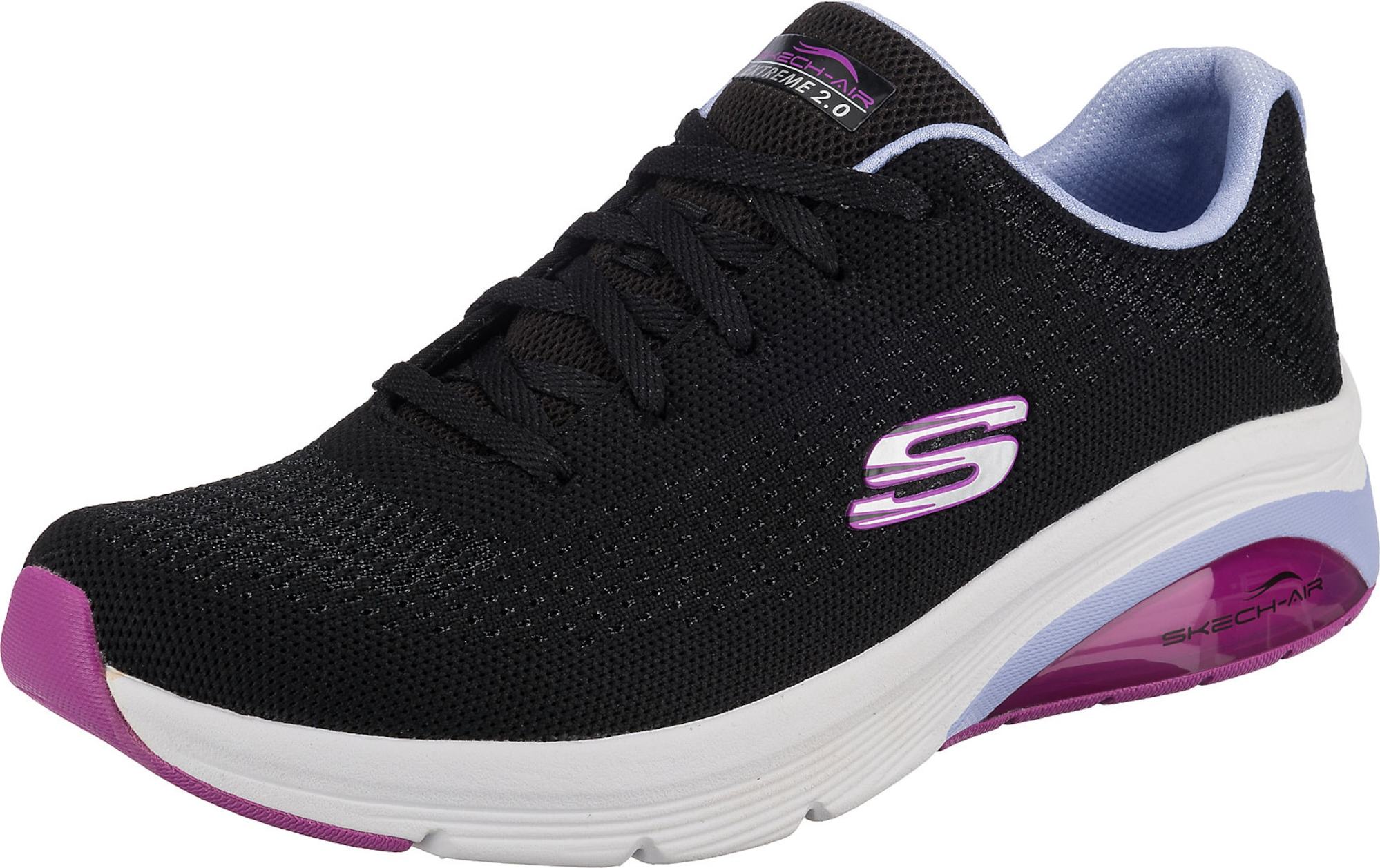 Tenisky Skechers fialová / černá