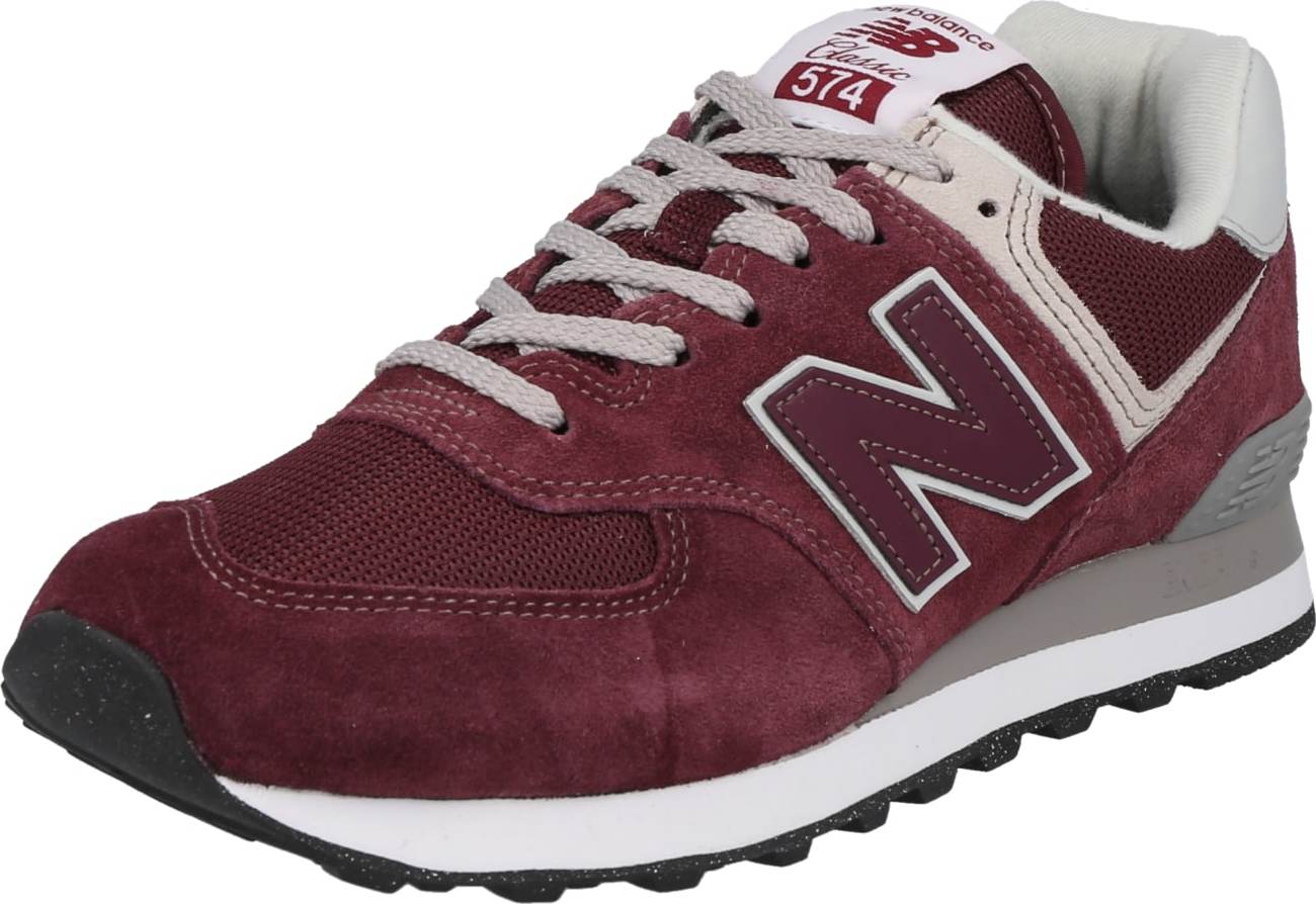 Tenisky '574' New Balance pudrová / rubínově červená / bílá