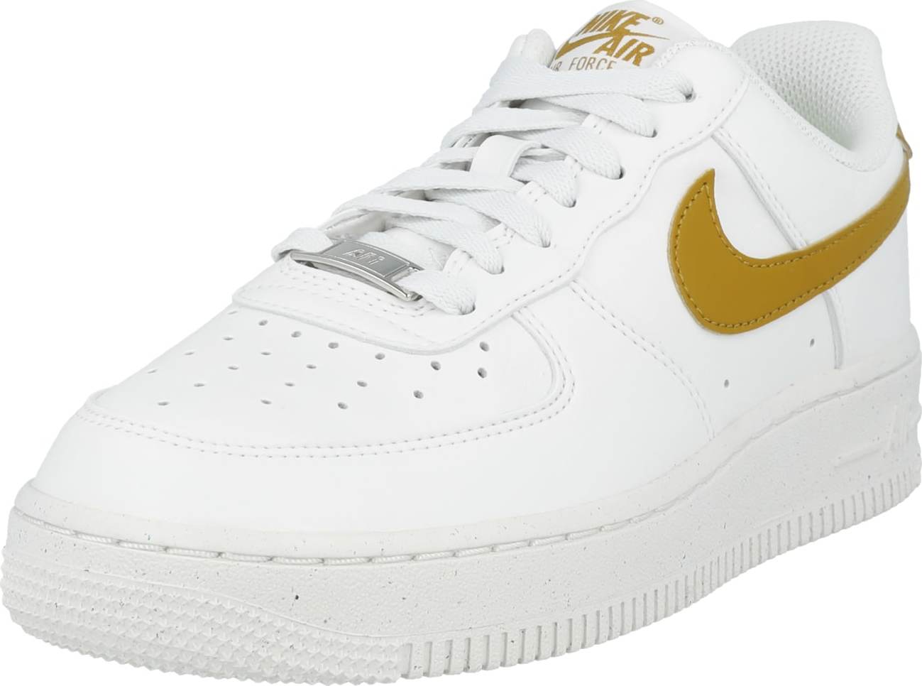 Tenisky 'AIR FORCE 1 07 NN' Nike Sportswear hořčicová / bílá