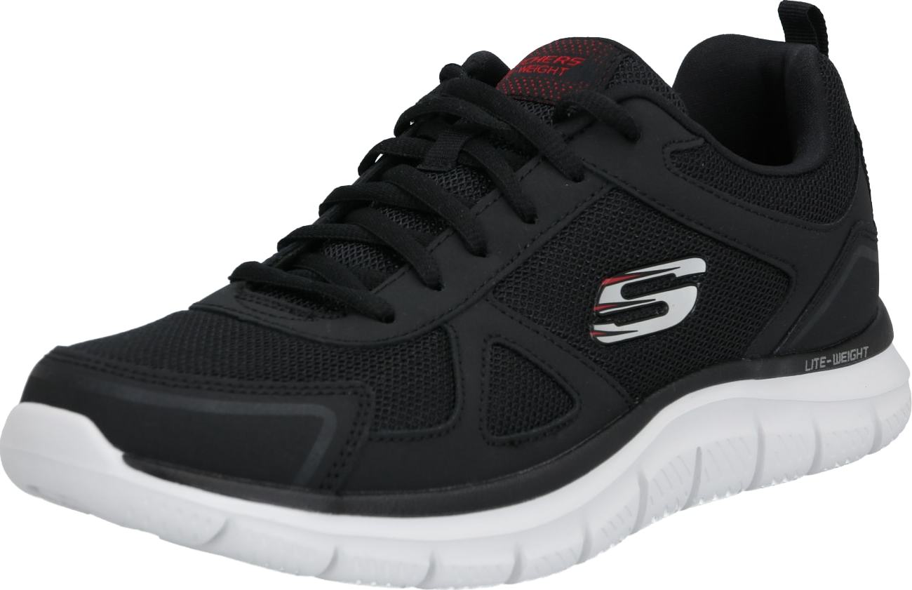 Tenisky 'Track' Skechers černá / bílá