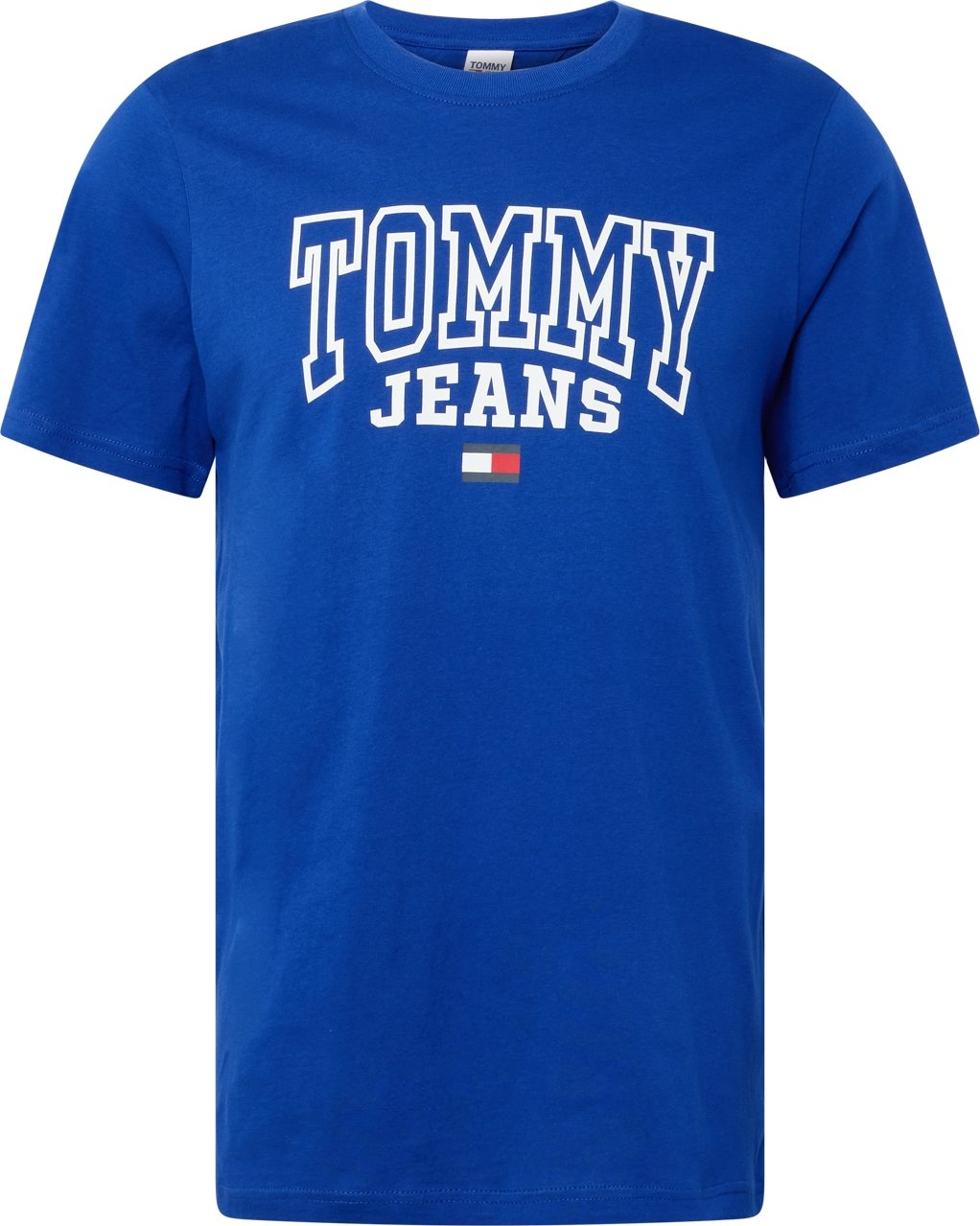 Tričko Tommy Jeans námořnická modř / královská modrá / červená / bílá