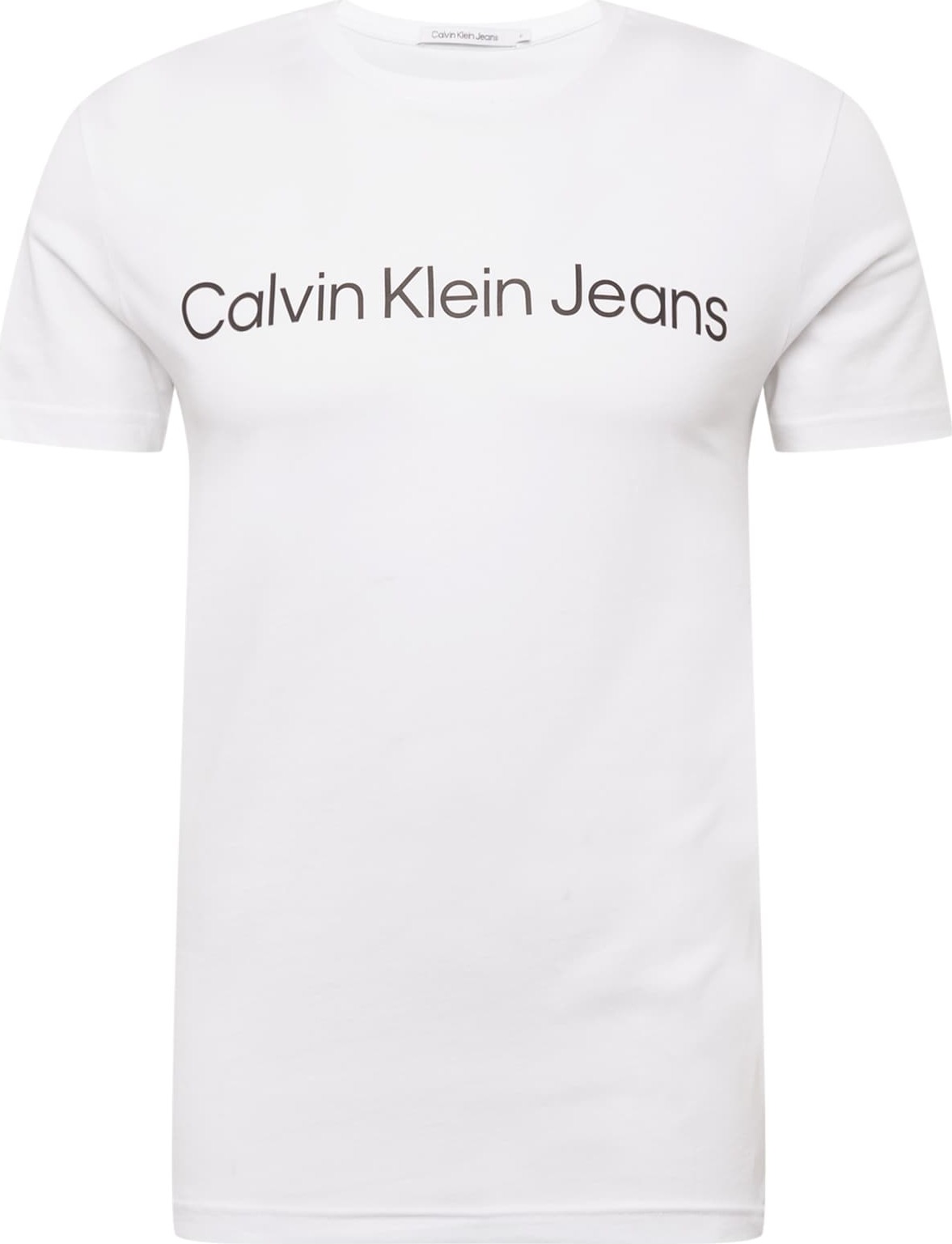 Tričko Calvin Klein Jeans černá / bílá