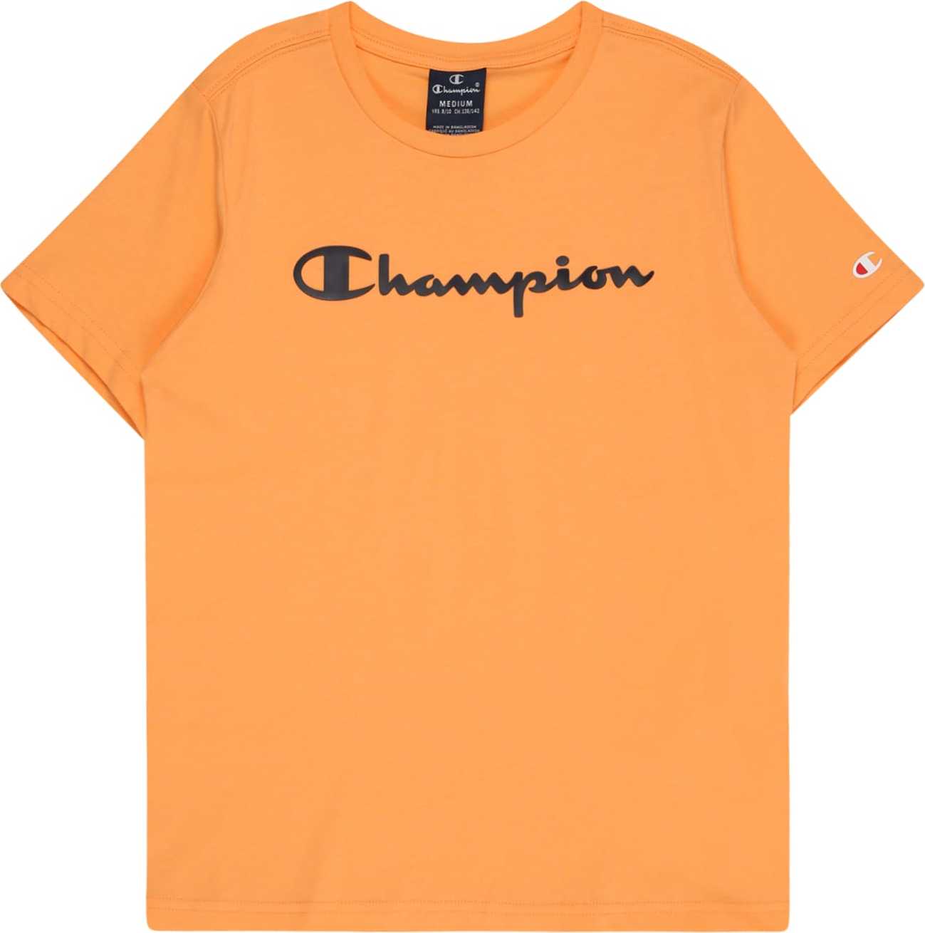 Tričko Champion Authentic Athletic Apparel oranžová / černá