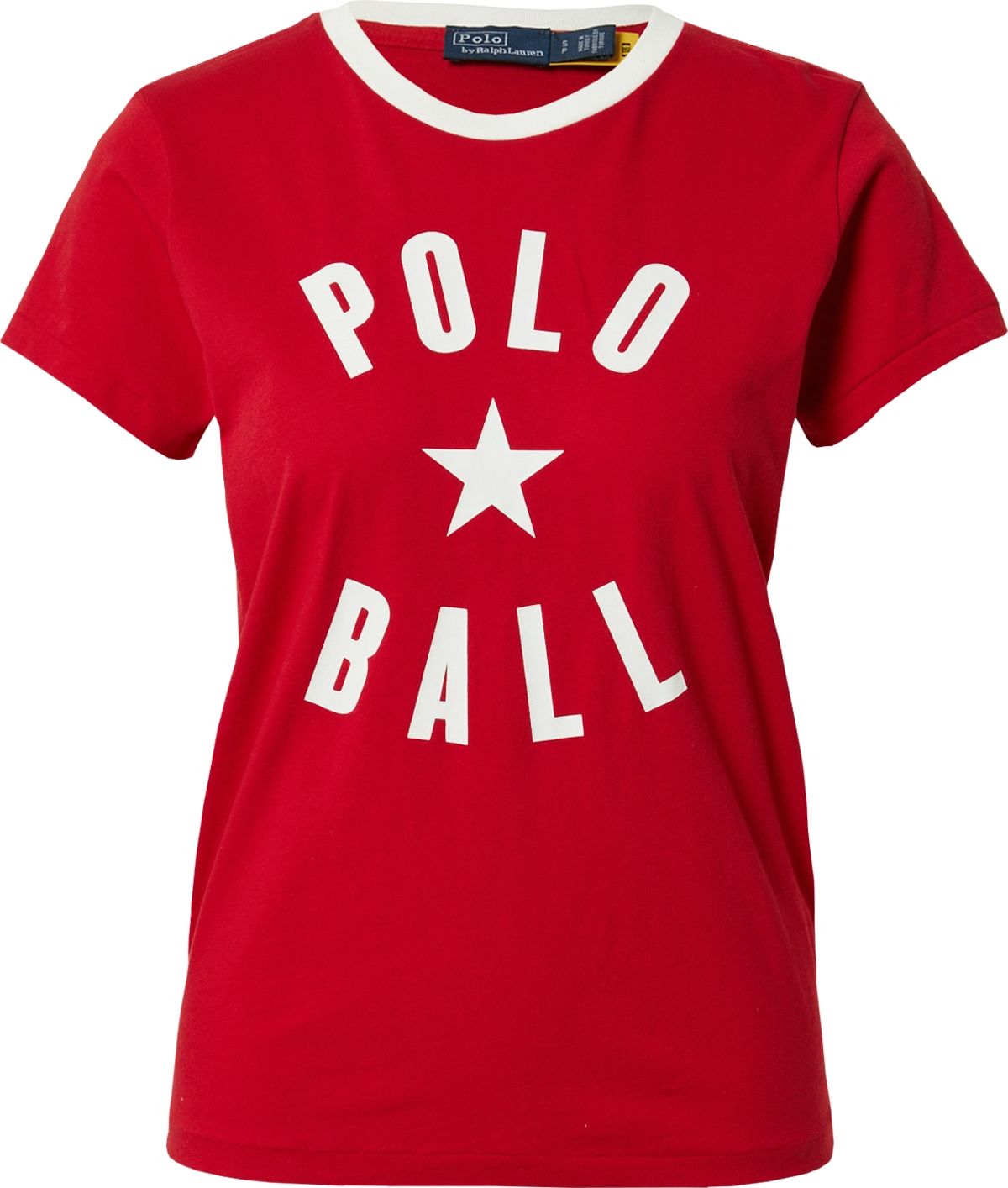 Tričko Polo Ralph Lauren červená / bílá