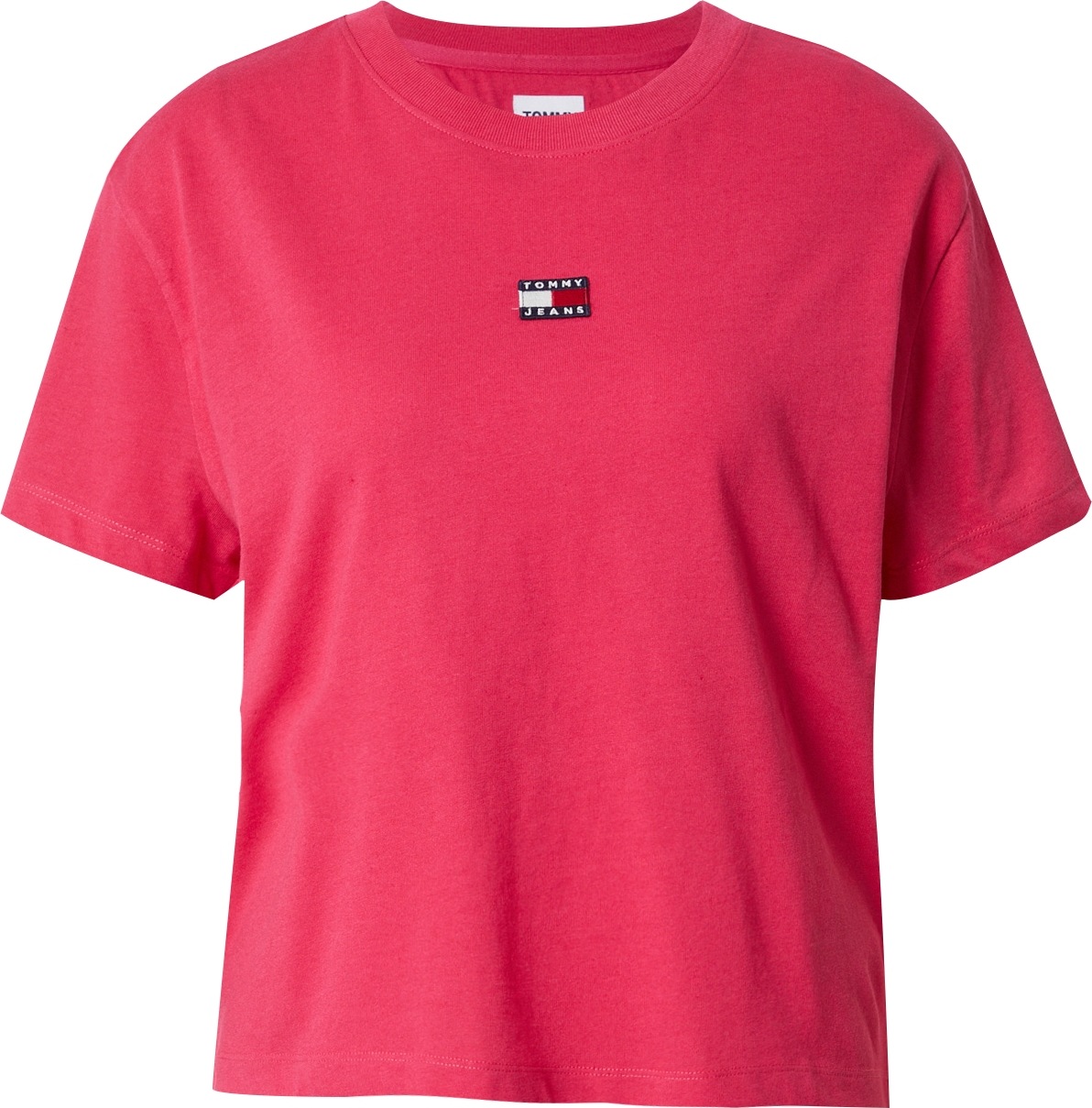 Tričko Tommy Jeans námořnická modř / pink / červená / bílá