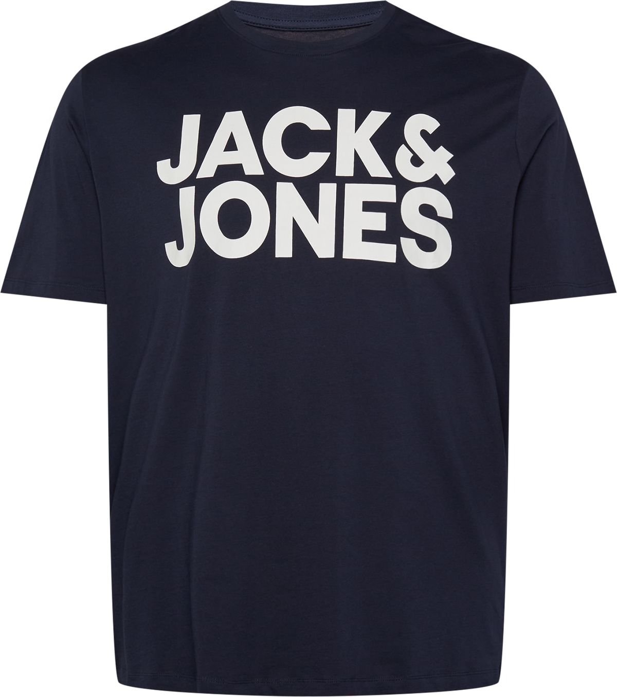 Tričko Jack & Jones Plus noční modrá / bílá