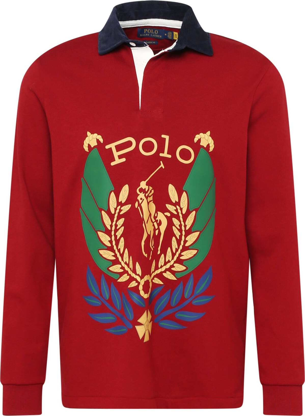 Tričko Polo Ralph Lauren písková / modrá / zelená / červená