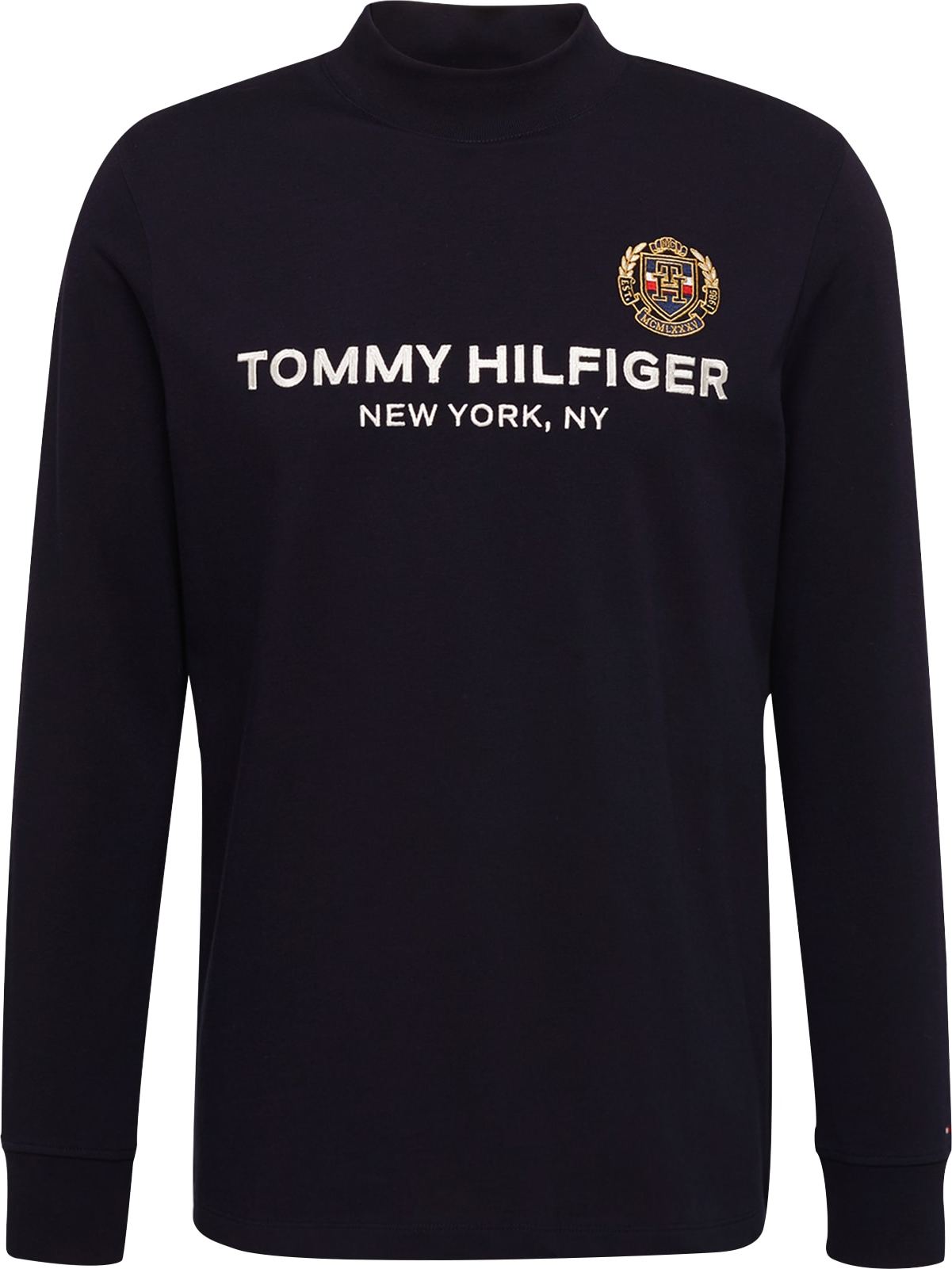 Tričko Tommy Hilfiger noční modrá / zlatá / červená / bílá