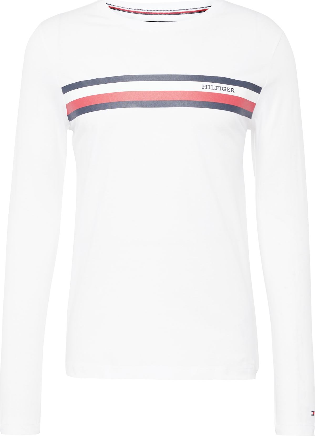 Tričko Tommy Hilfiger námořnická modř / ohnivá červená / bílá