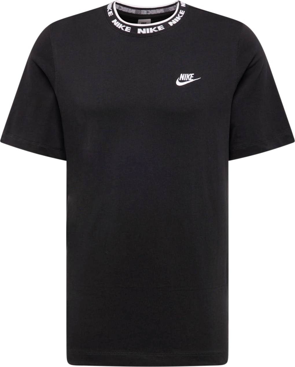 Tričko Nike Sportswear černá / bílá