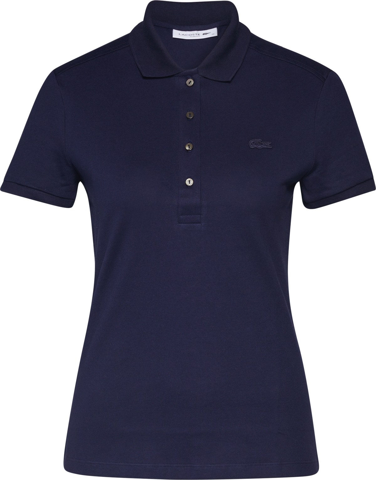 Tričko 'CHEMISE COL BORD-COTES MA' Lacoste marine modrá