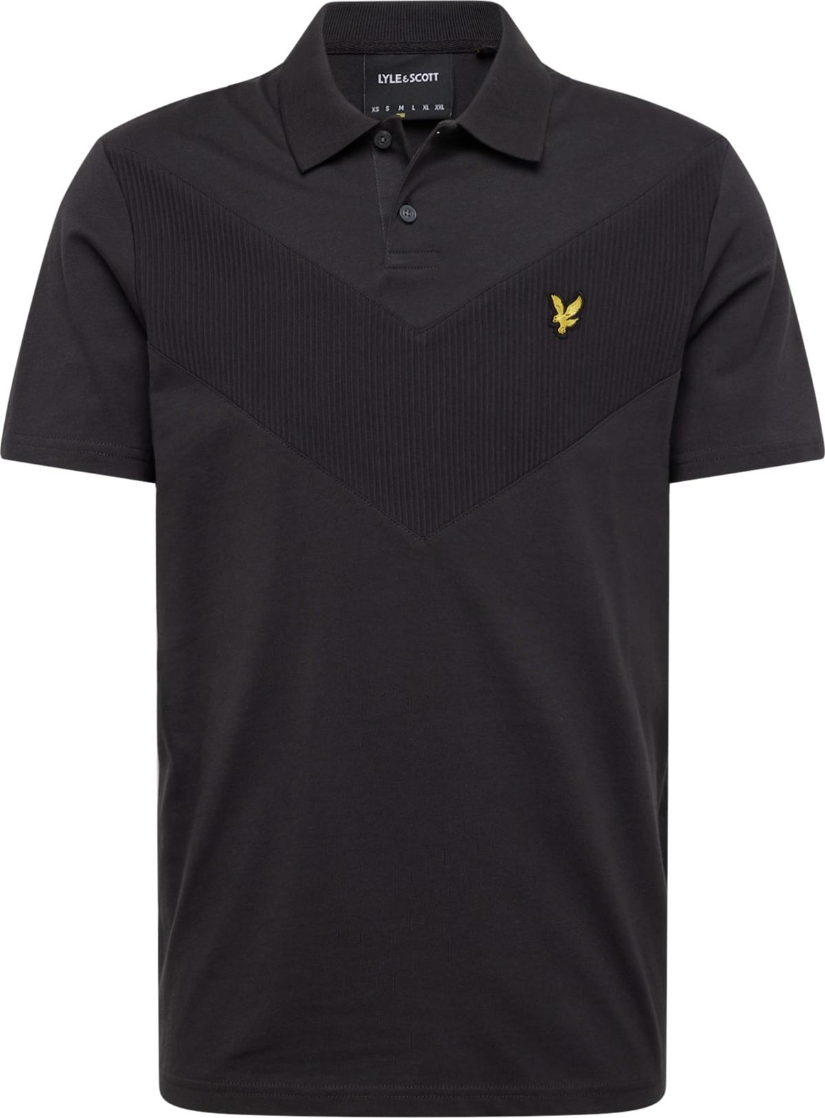 Tričko 'Chevron' Lyle & Scott žlutá / černá