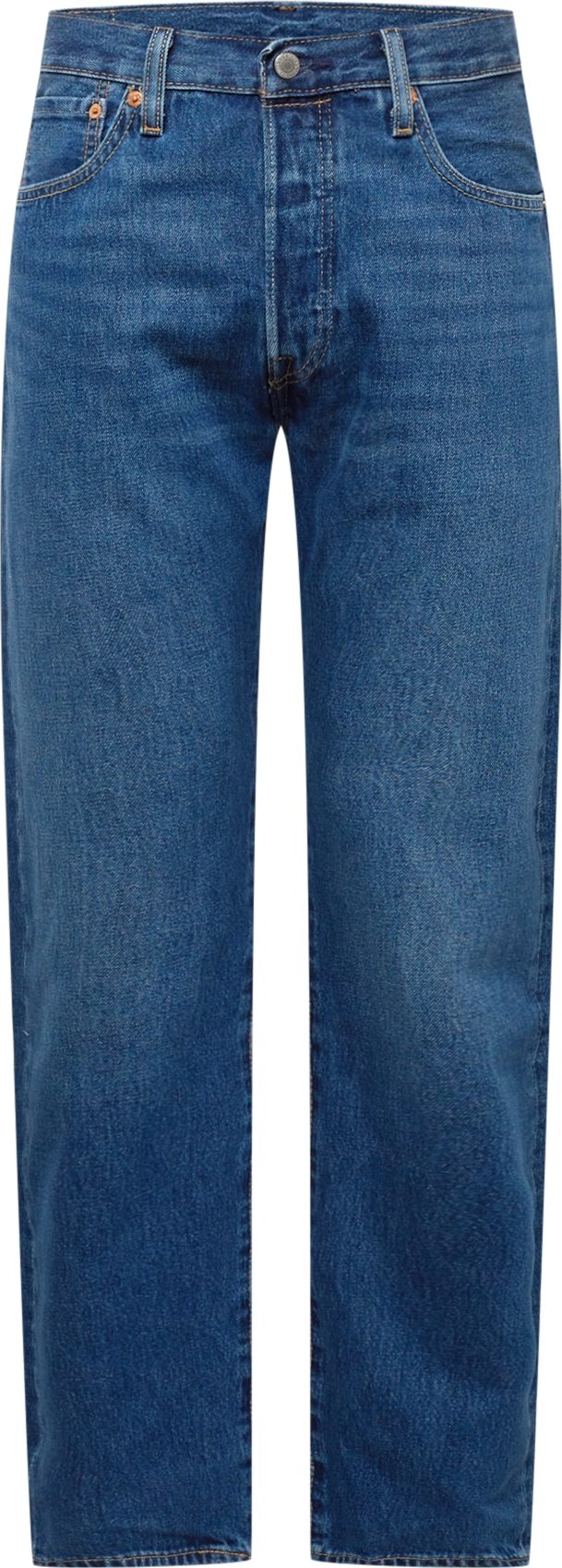 Džíny '501® LEVIS®ORIGINAL FIT MED INDIGO - FLAT FINISH' Levis modrá džínovina