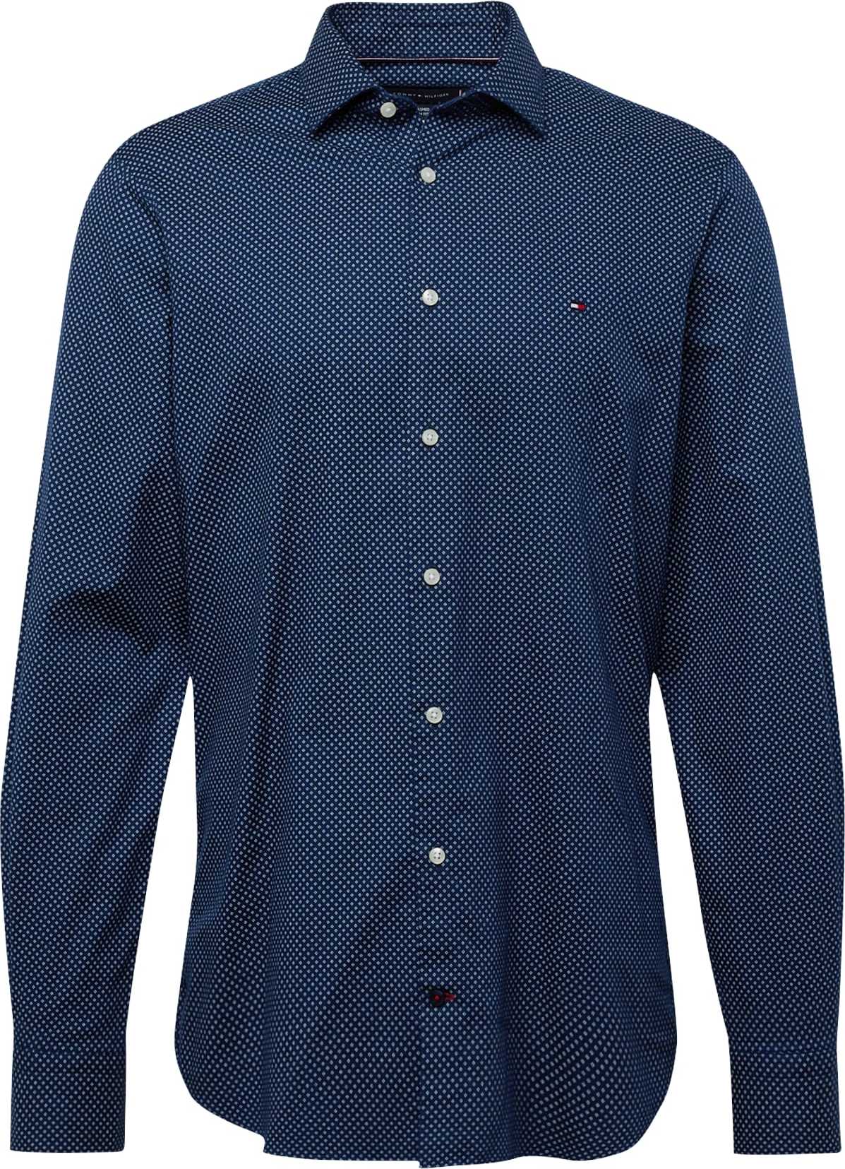 Košile Tommy Hilfiger tmavě modrá / červená / bílá