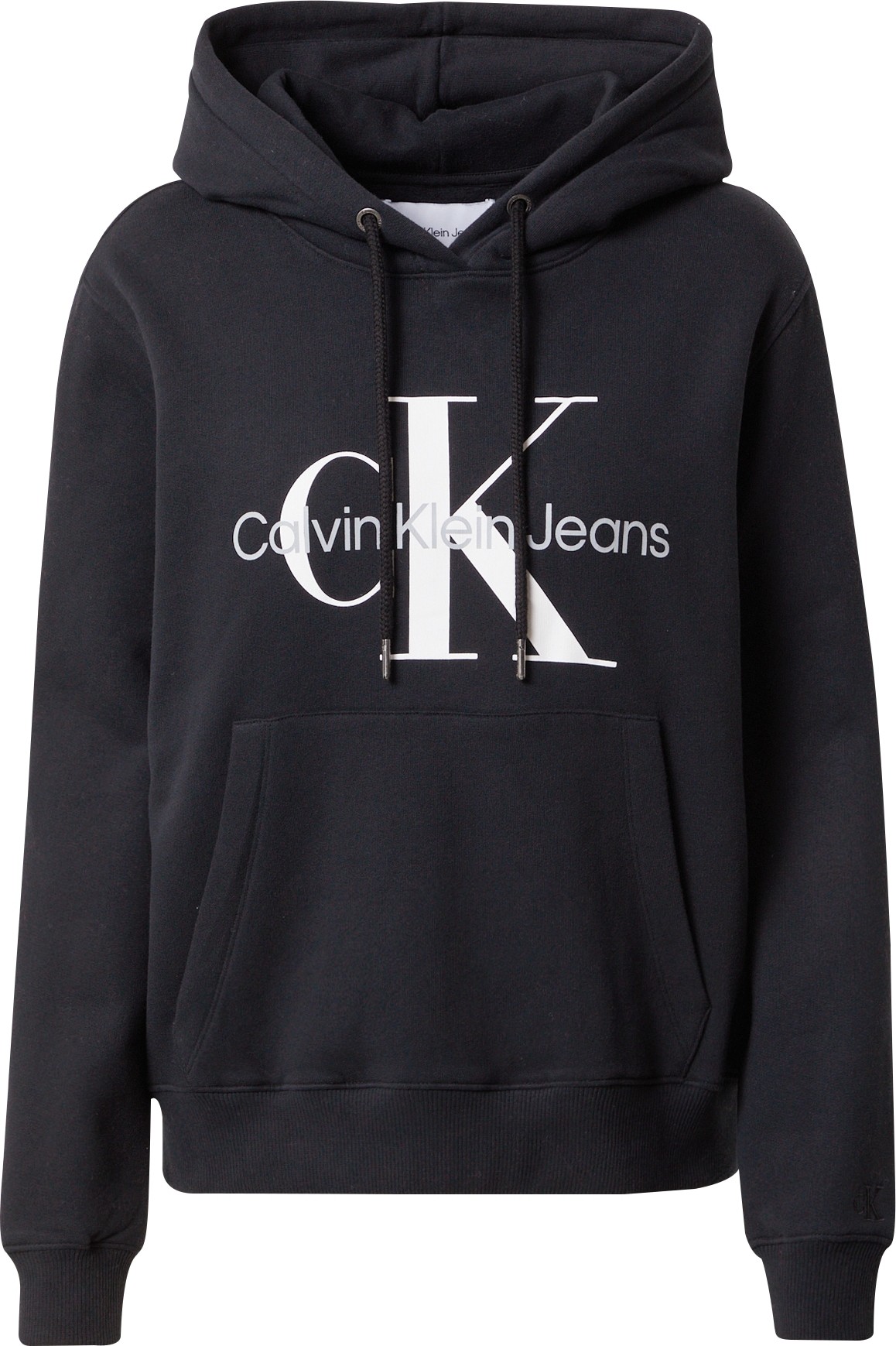 Mikina Calvin Klein Jeans černá / bílá