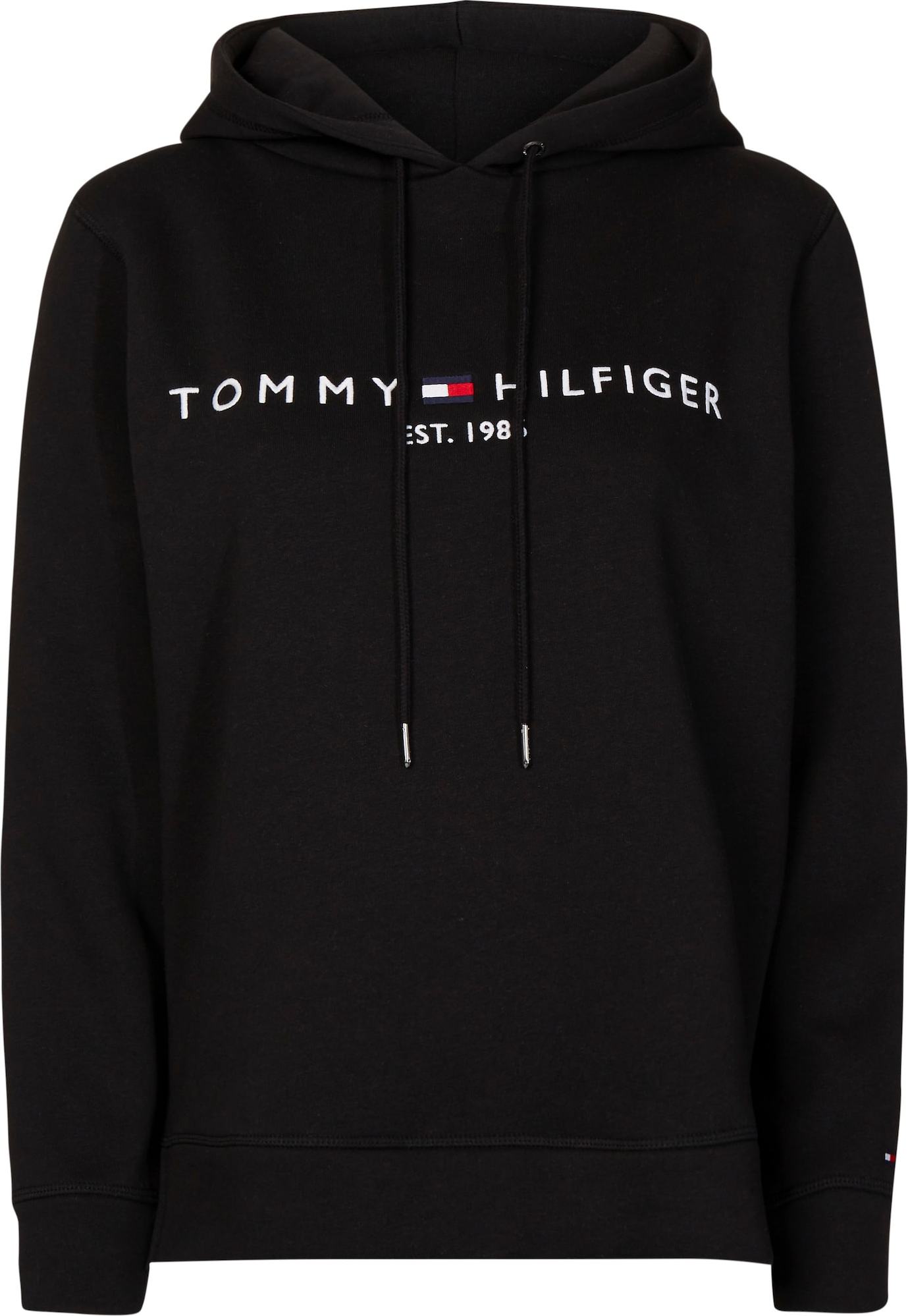 Mikina Tommy Hilfiger tmavě modrá / červená / černá / bílá