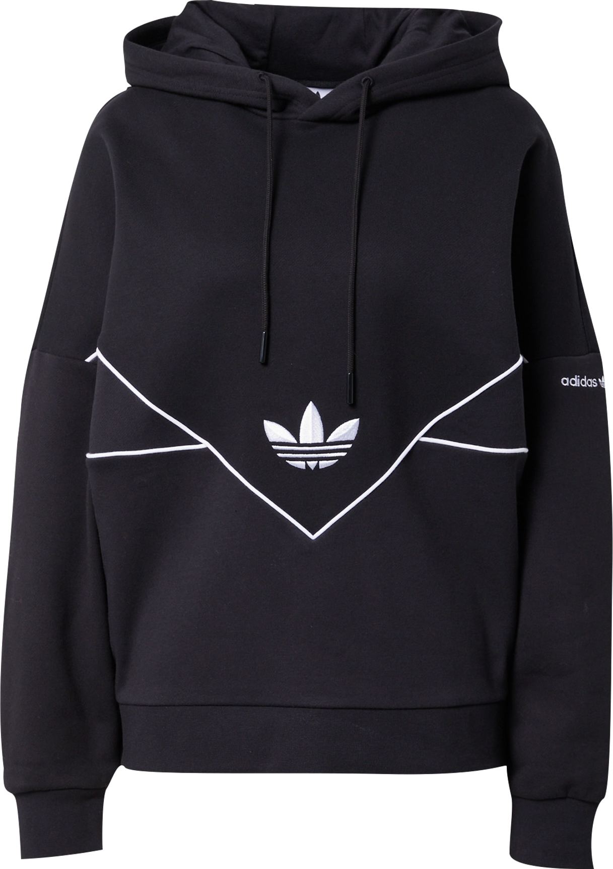 Mikina adidas Originals černá / bílá