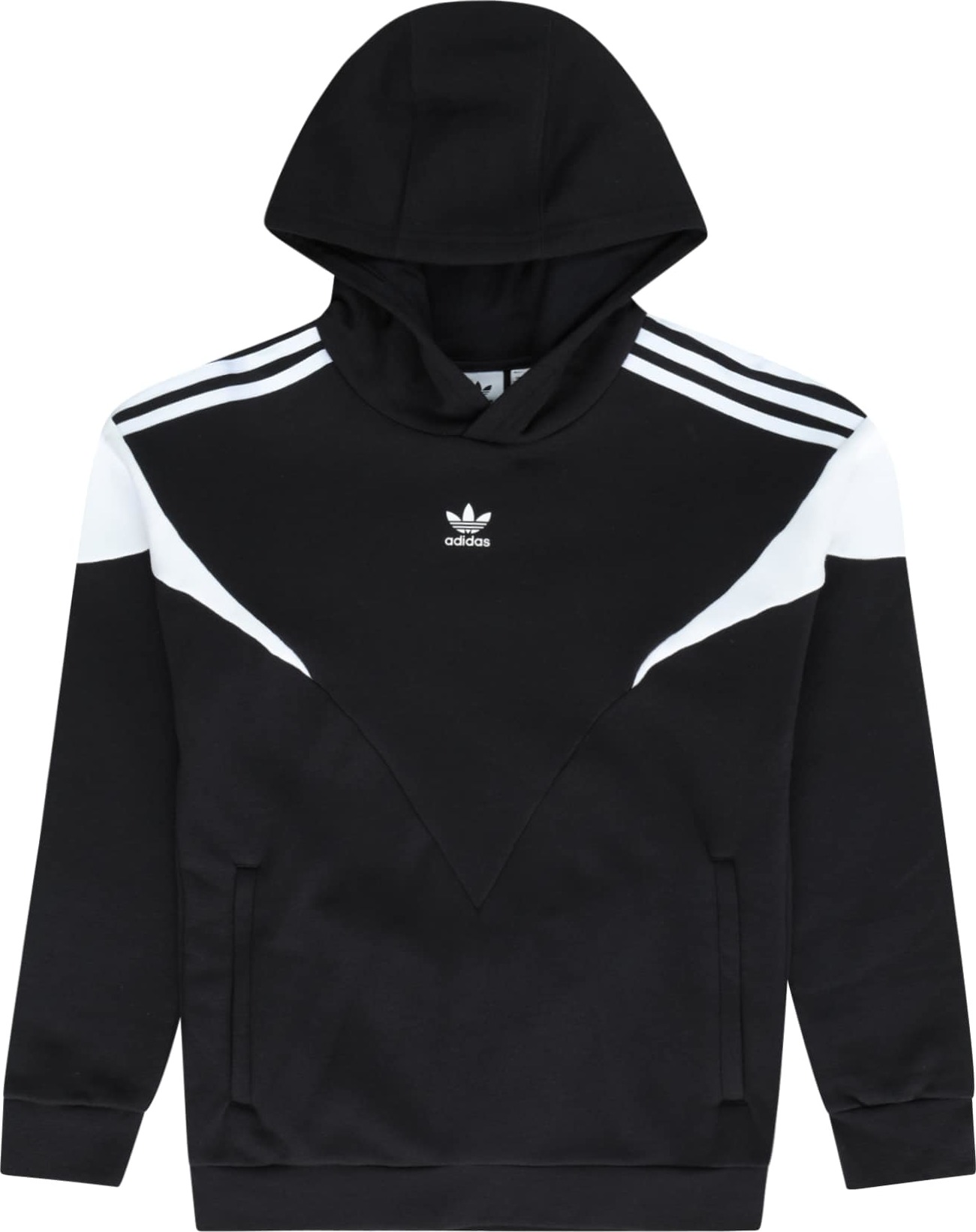 Mikina 'Rekive' adidas Originals černá / bílá