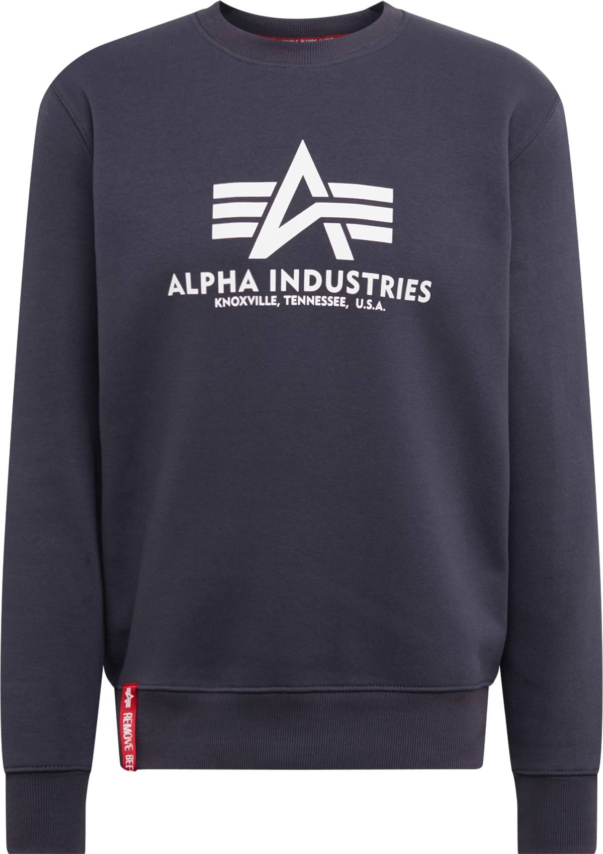 Mikina alpha industries marine modrá / červená / bílá