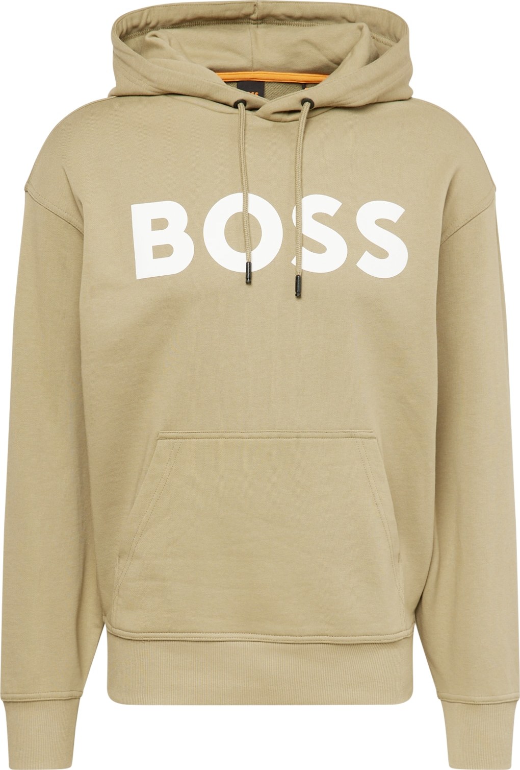 Mikina Boss Orange khaki / bílá