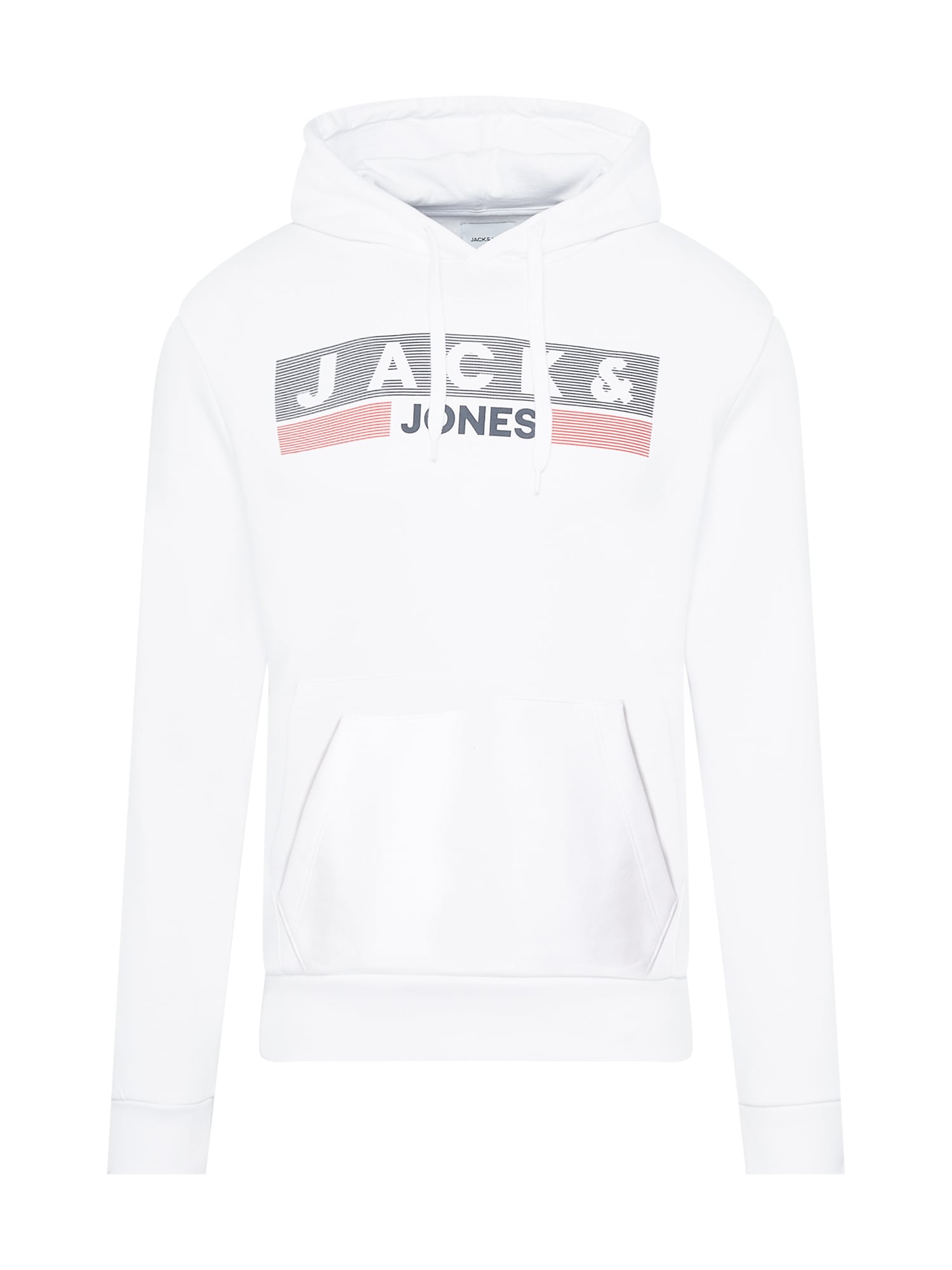 Mikina jack & jones námořnická modř / červená / černá / bílá