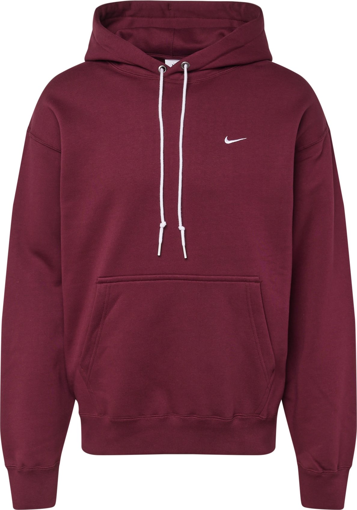 Mikina Nike Sportswear burgundská červeň / bílá