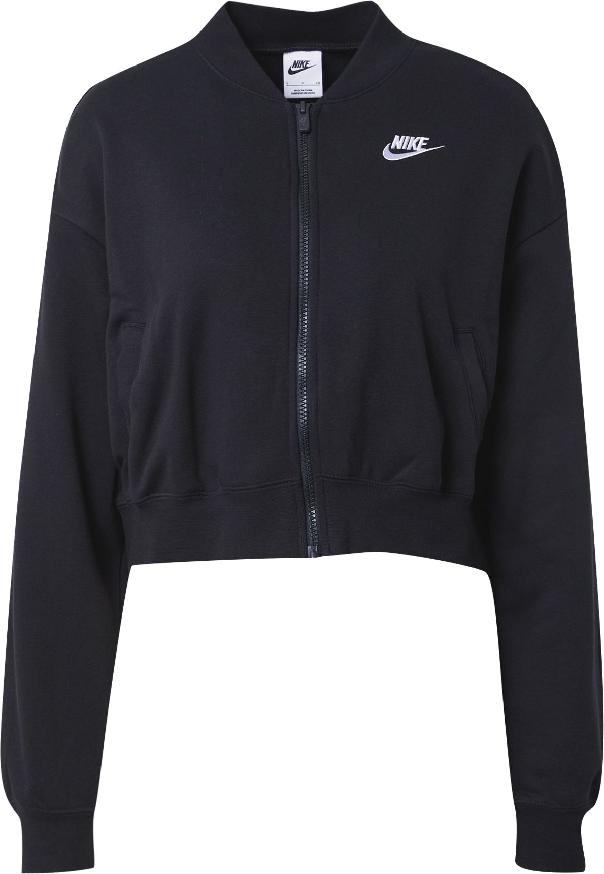 Mikina Nike Sportswear černá / bílá