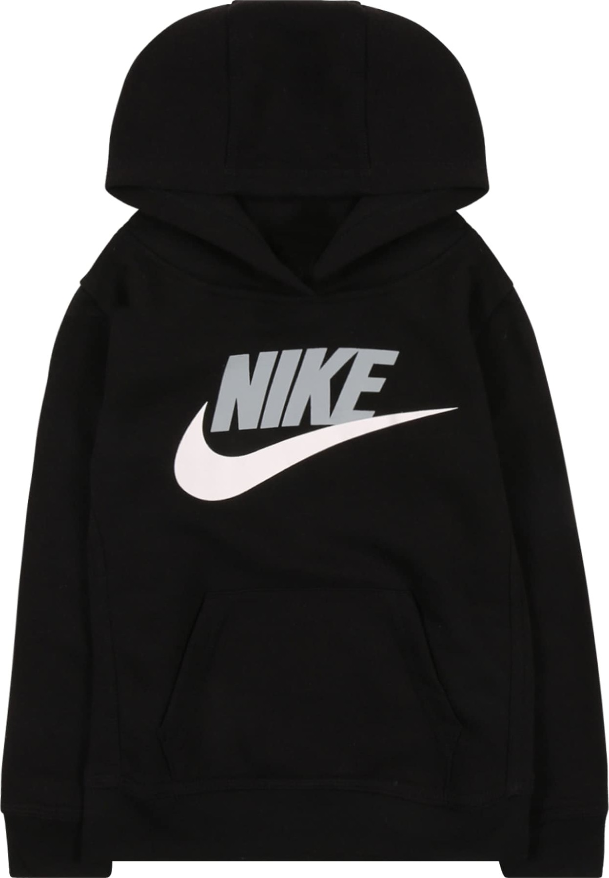 Mikina Nike Sportswear šedá / černá / bílá