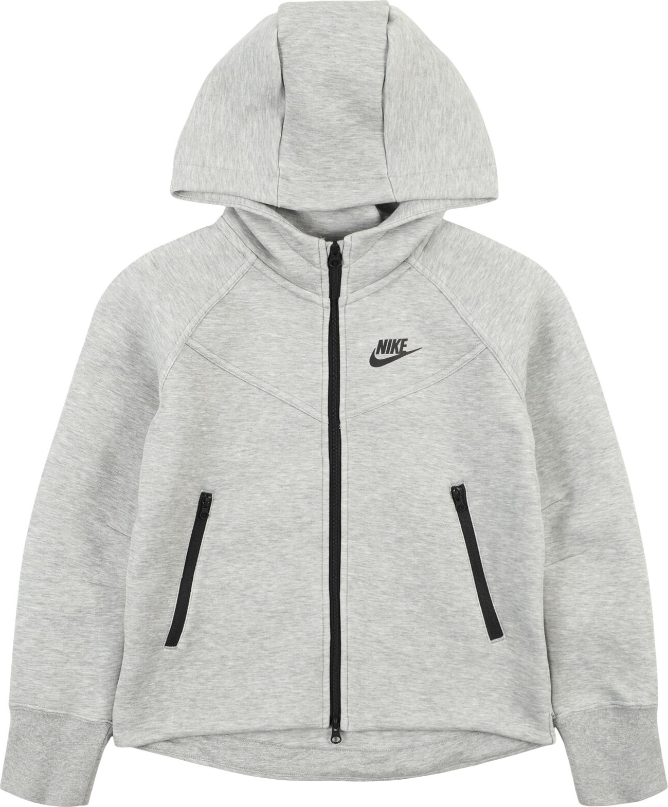 Mikina Nike Sportswear šedý melír / černá