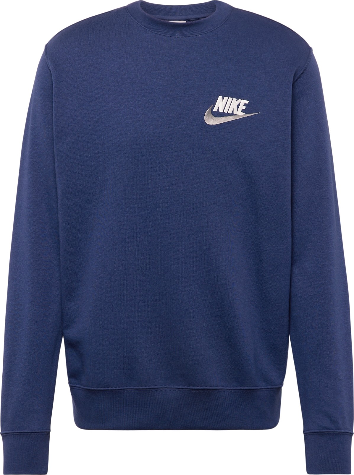 Mikina Nike Sportswear tmavě modrá / stříbrně šedá / bílá